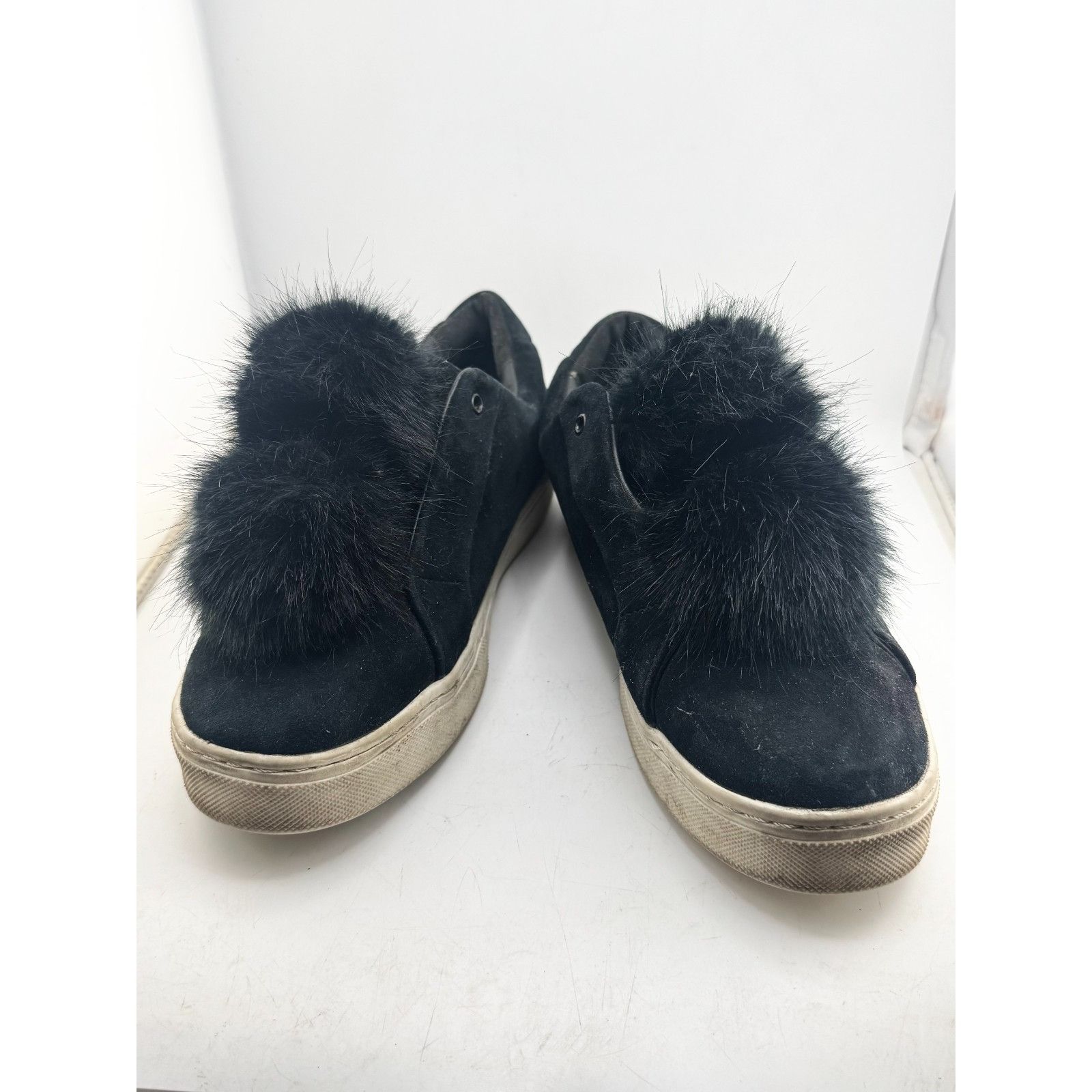 Sam Edelman Sam Edelman Leya black Sneakers shoes faux fur pom pom Women Size US 11 / IT 41 - 7 Thumbnail
