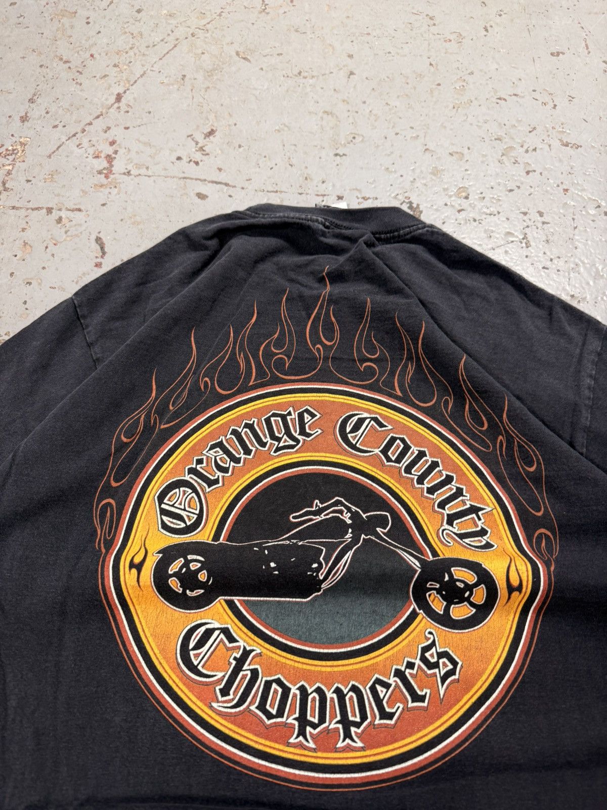 Vintage Vintage Orange County Choppers Flame Tee Size US XL / EU 56 / 4 - 2 Thumbnail