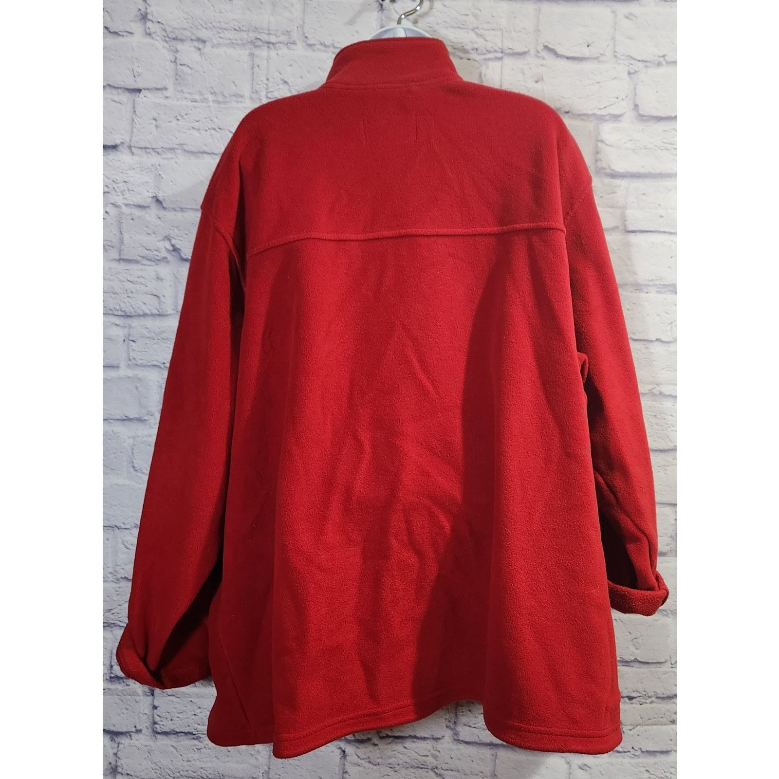 Catalina Catalina Woman Red Fleece Full Zip Jacket 2X 20W 22W Size XXL / US 16-18 / IT 52-54 - 4 Thumbnail
