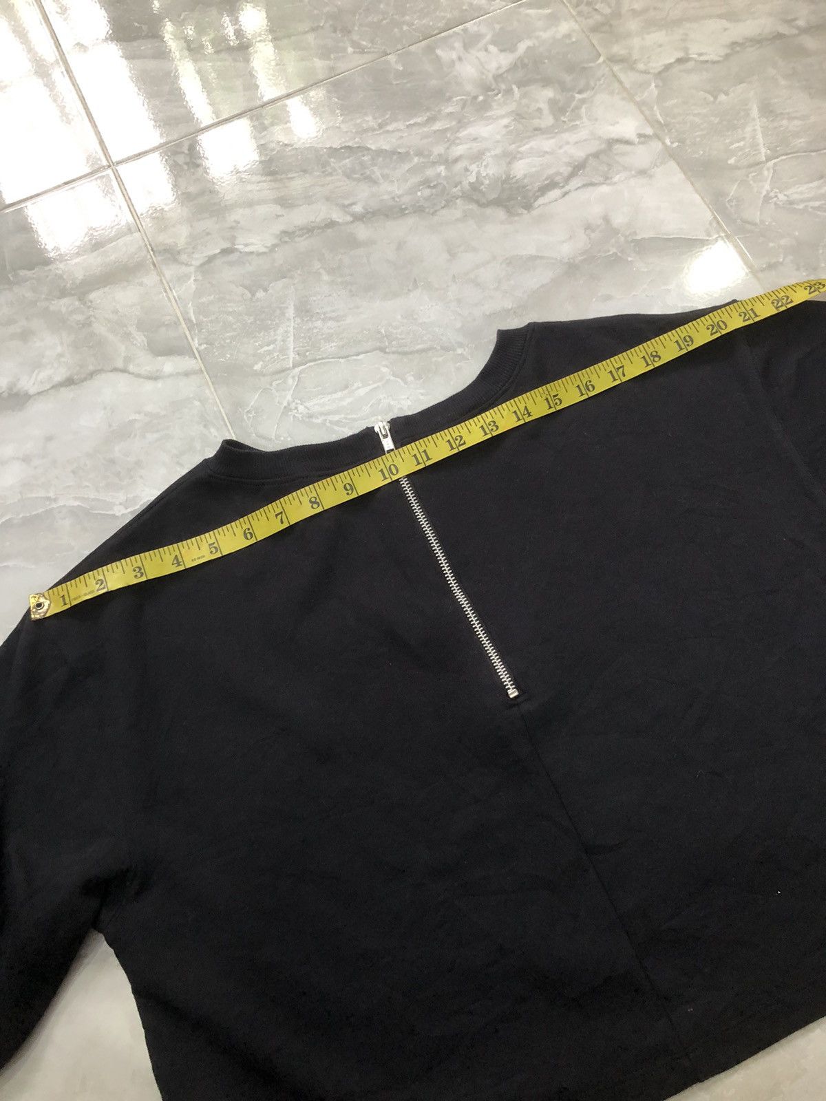GU GU Japan Cropped Mock Neck Zip Sweatshirt Black Size M / US 6-8 / IT 42-44 - 11 Thumbnail