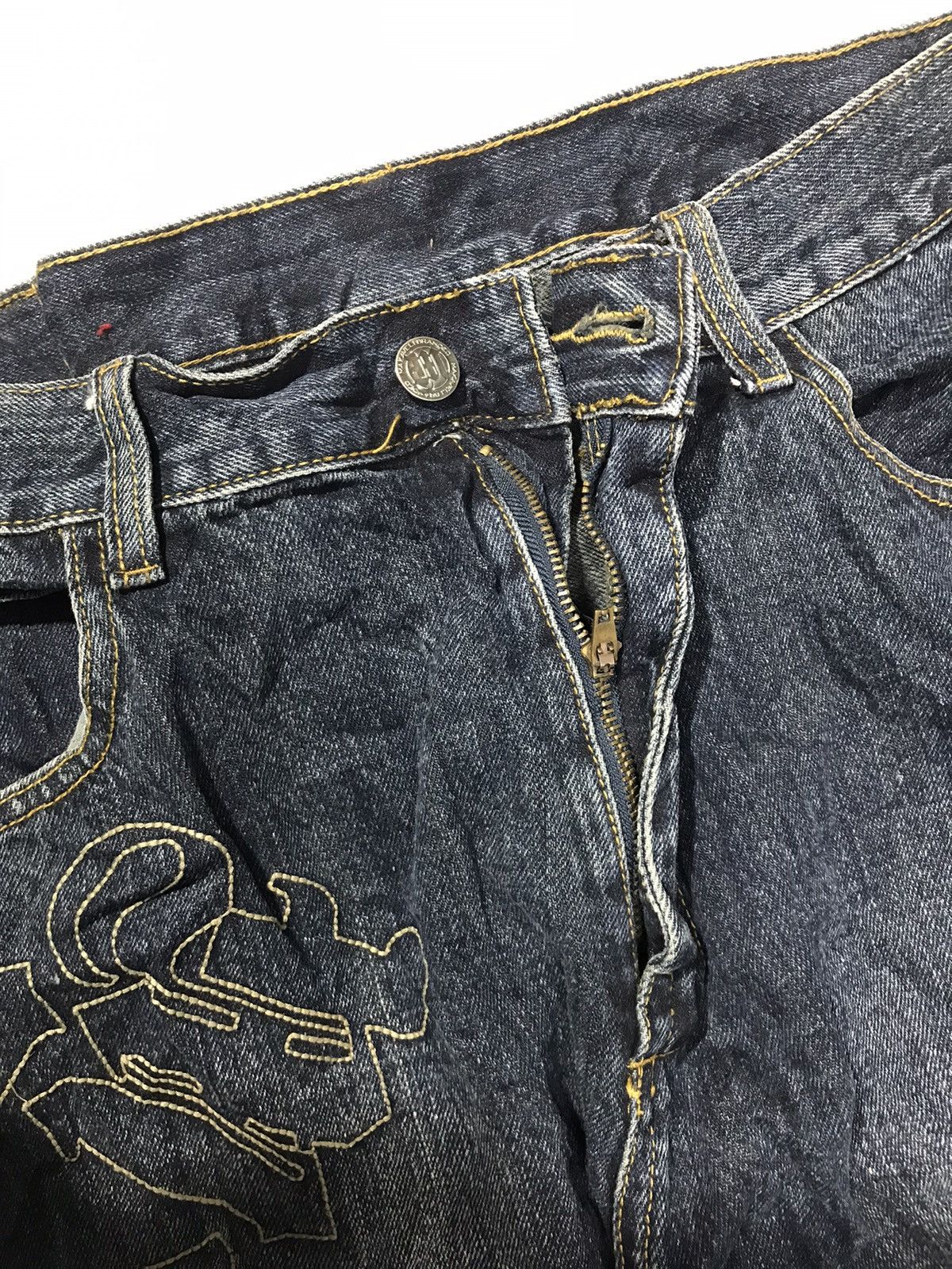 Makaveli Vintage makeveli thread embroidered denim Size US 36 / EU 52 - 5 Thumbnail