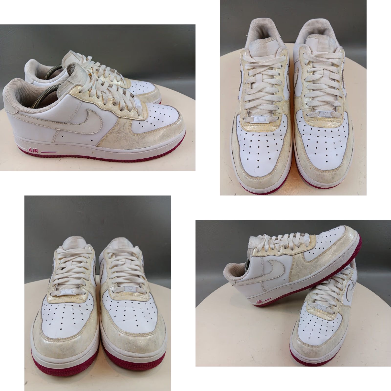 Nike Nike Air Force 1 Low Sneakers Womens Size 12 White Pearl Rave Pink 315115-116 Size US 12 / IT 42 - 8 Thumbnail