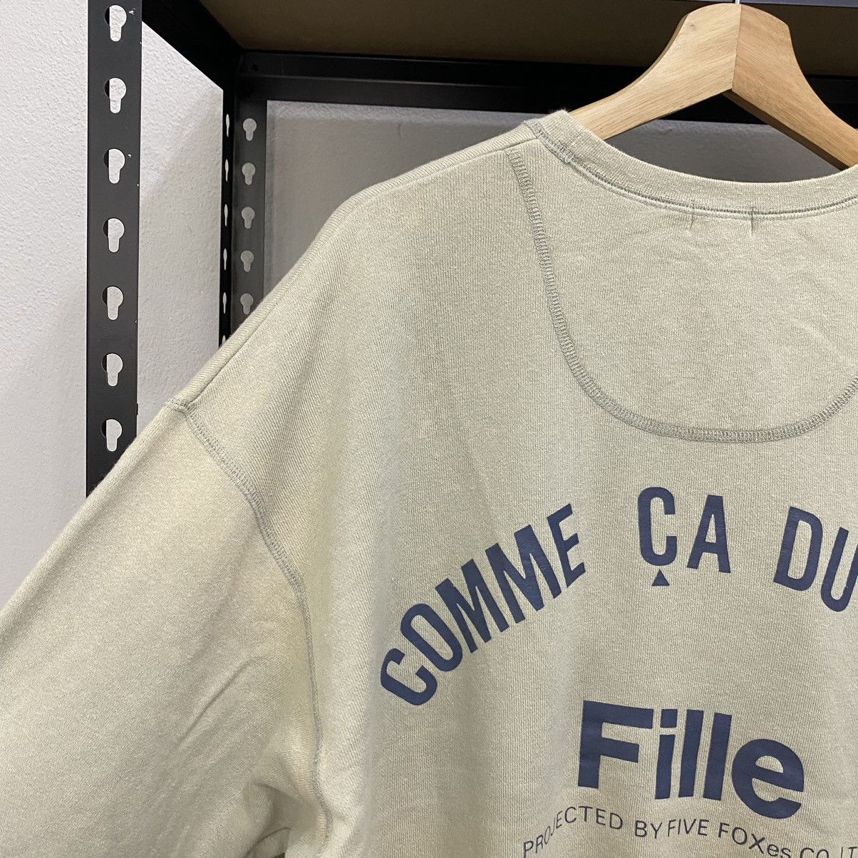Designer × Vintage Vintage Comme Ca Du Mode Sweatshirt Crewneck Size M Size US L / EU 52-54 / 3 - 3 Thumbnail