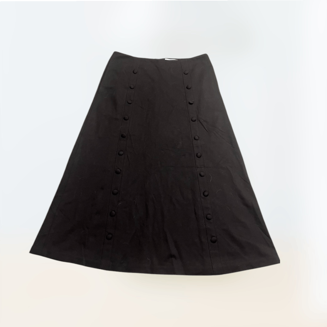 Other Carmen Marc Valvo Black Midi Skirt Size 4 Size 27" / US 4 / IT 40 - 1 Thumbnail