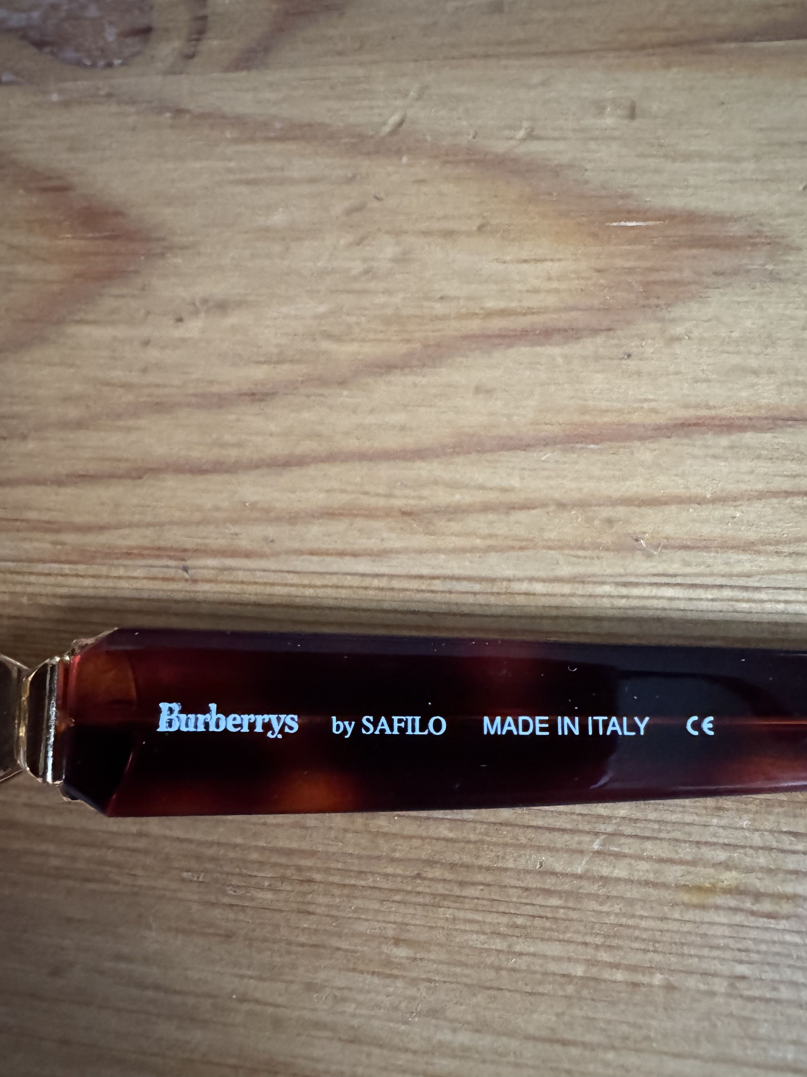 Burberry Burberry '90s Gold Havana Brown Oval Sunglasses Size ONE SIZE - 6 Thumbnail
