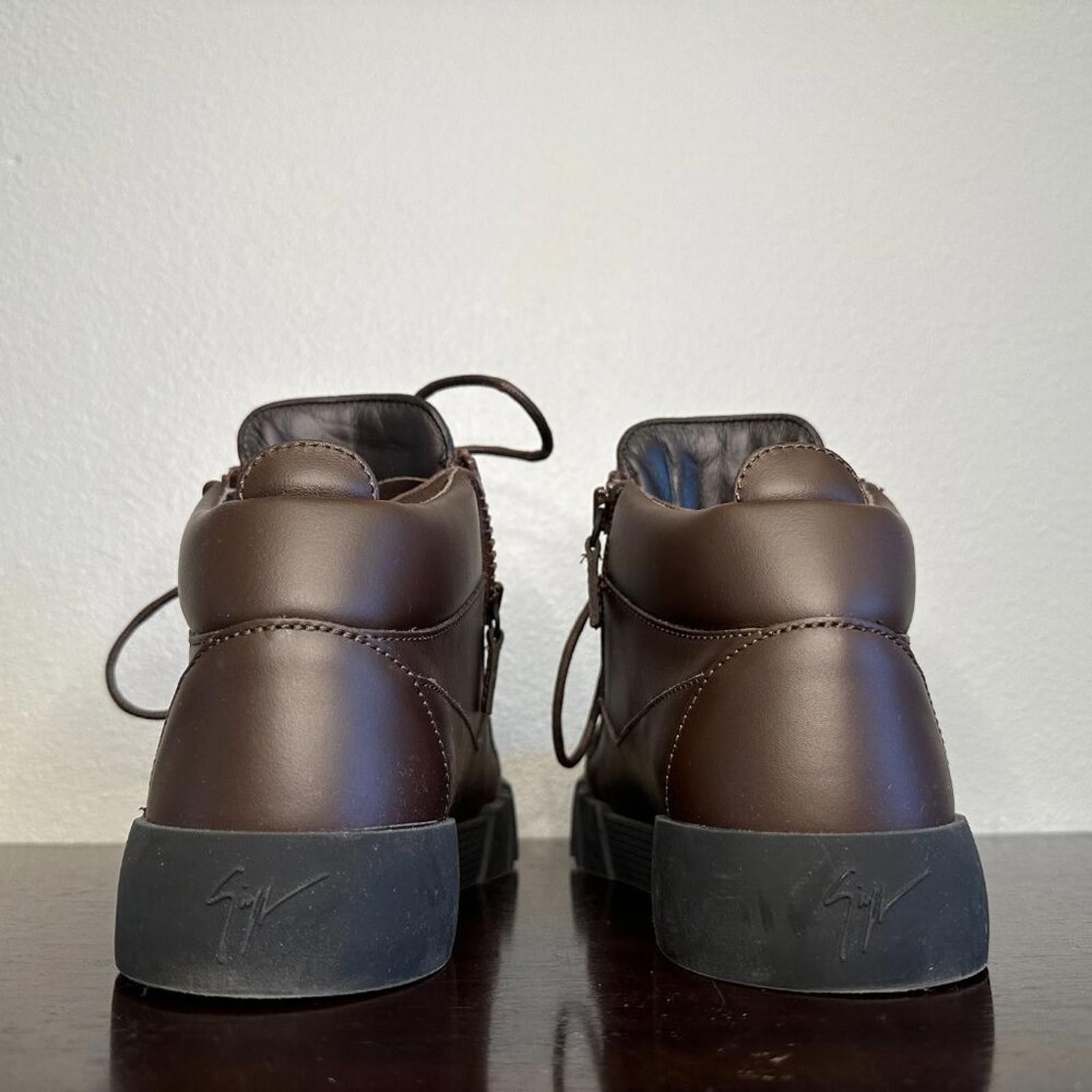 Giuseppe Zanotti giuseppe zanotti Men Brown high top sneakers Size US 9.5 / EU 42-43 - 4 Thumbnail