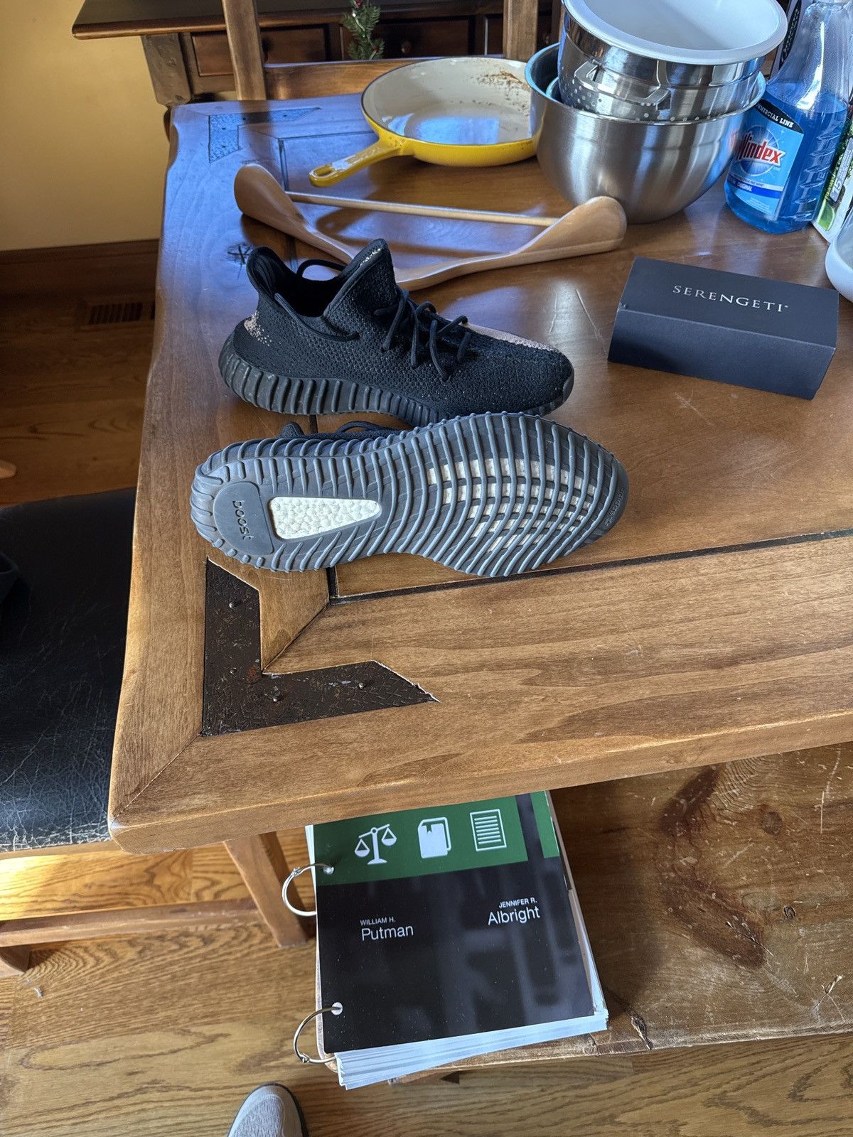 Adidas adidas Yeezy Boost 350 V2 Core Black Copper Size US 10.5 / EU 43-44 - 4 Thumbnail