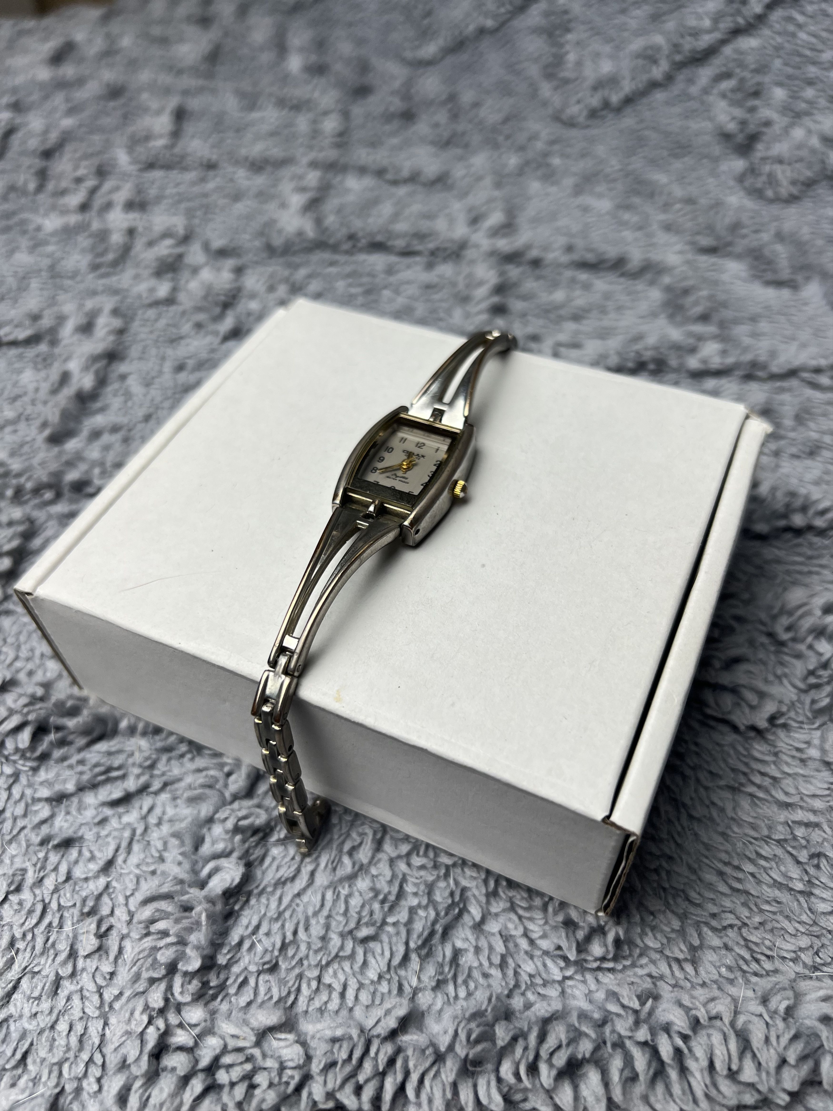Vintage Futuristic Vintage Omax Japanese Style Chain Bracelet Watch Size ONE SIZE - 11 Thumbnail