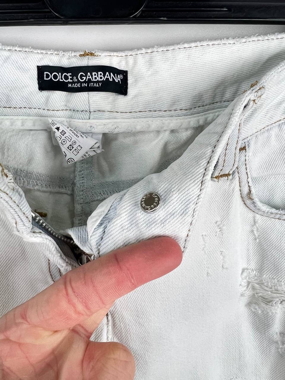 Dolce & Gabbana × Vintage Dolce Gabbana luxury denim woman size 36 Size 25" / US 0 / IT 36 - 4 Thumbnail