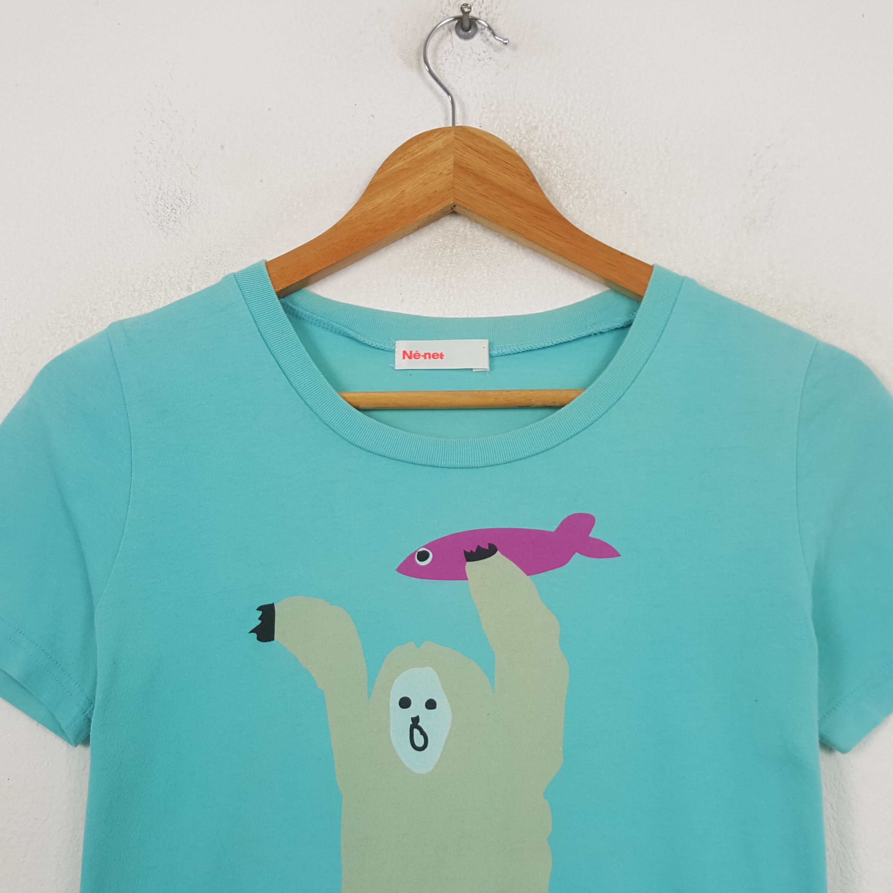 Ne-Net Vintage Ne-Net by Issey Miyake Japan Brand T-Shirt C301N58 Size S / US 4 / IT 40 - 2 Thumbnail