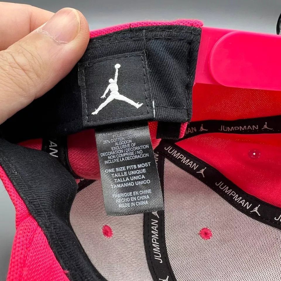 Jordan Brand Air Jordan Hat Men Embroidered Logo Jumpman Snap Back Cap Size ONE SIZE - 5 Thumbnail
