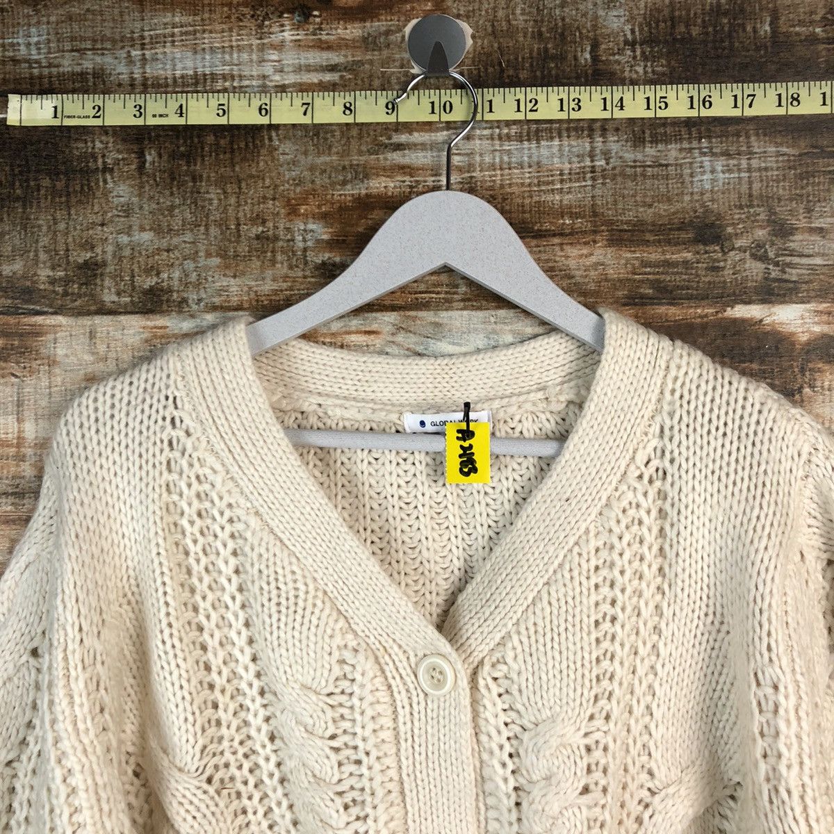 Global Work × Homespun Knitwear Global Work Brown Cardigan Knitwear #A2183 Size M / US 6-8 / IT 42-44 - 3 Thumbnail