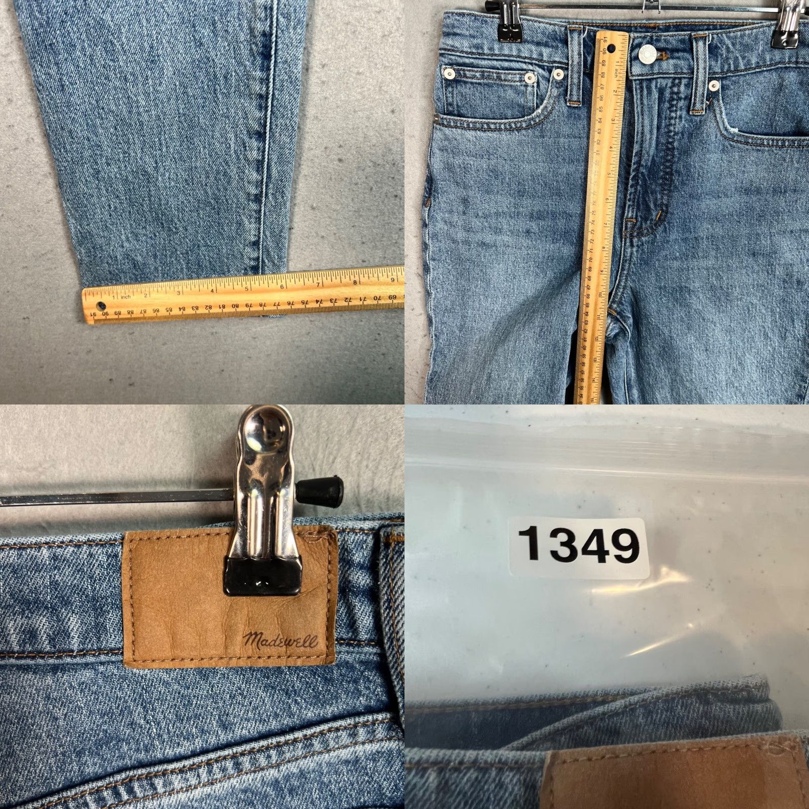 Madewell Madewell Jeans Vintage The Perfect Fit Blue Denim Tapered 26 Adult Womens Size 26" / US 2 / IT 38 - 8 Thumbnail