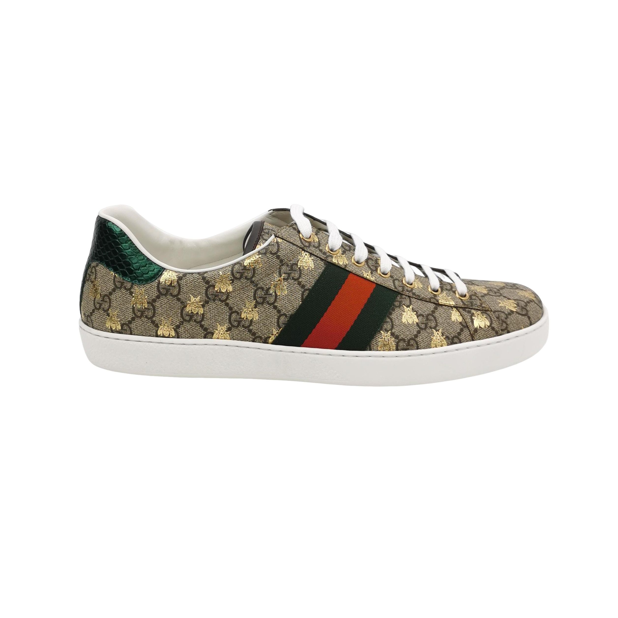 Gucci Gucci Bee GG Supreme Ace Sneakers US 14 Size US 14 / EU 47 - 1 Thumbnail