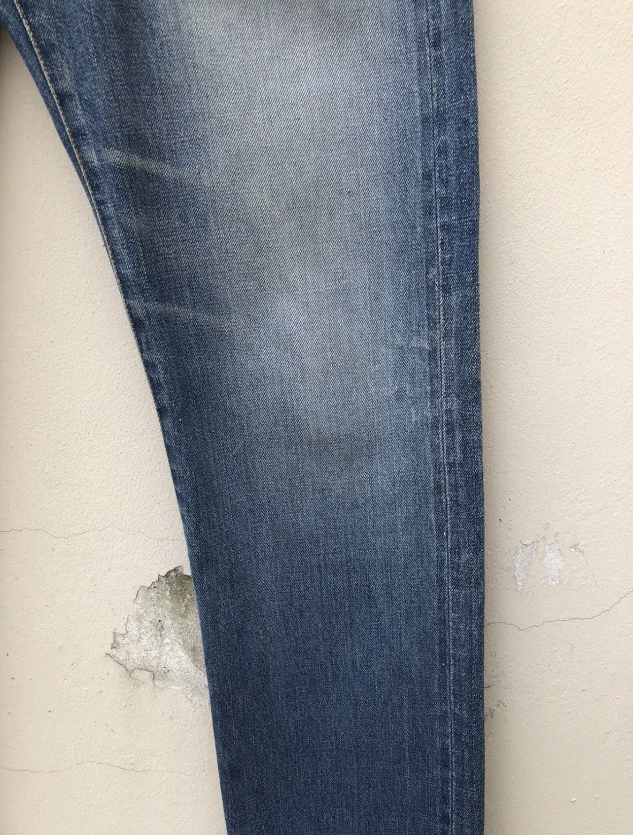 YAECA YEACA Japan Faded Blue Denim Selvedge Jeans Size US 30 / EU 46 - 11 Thumbnail