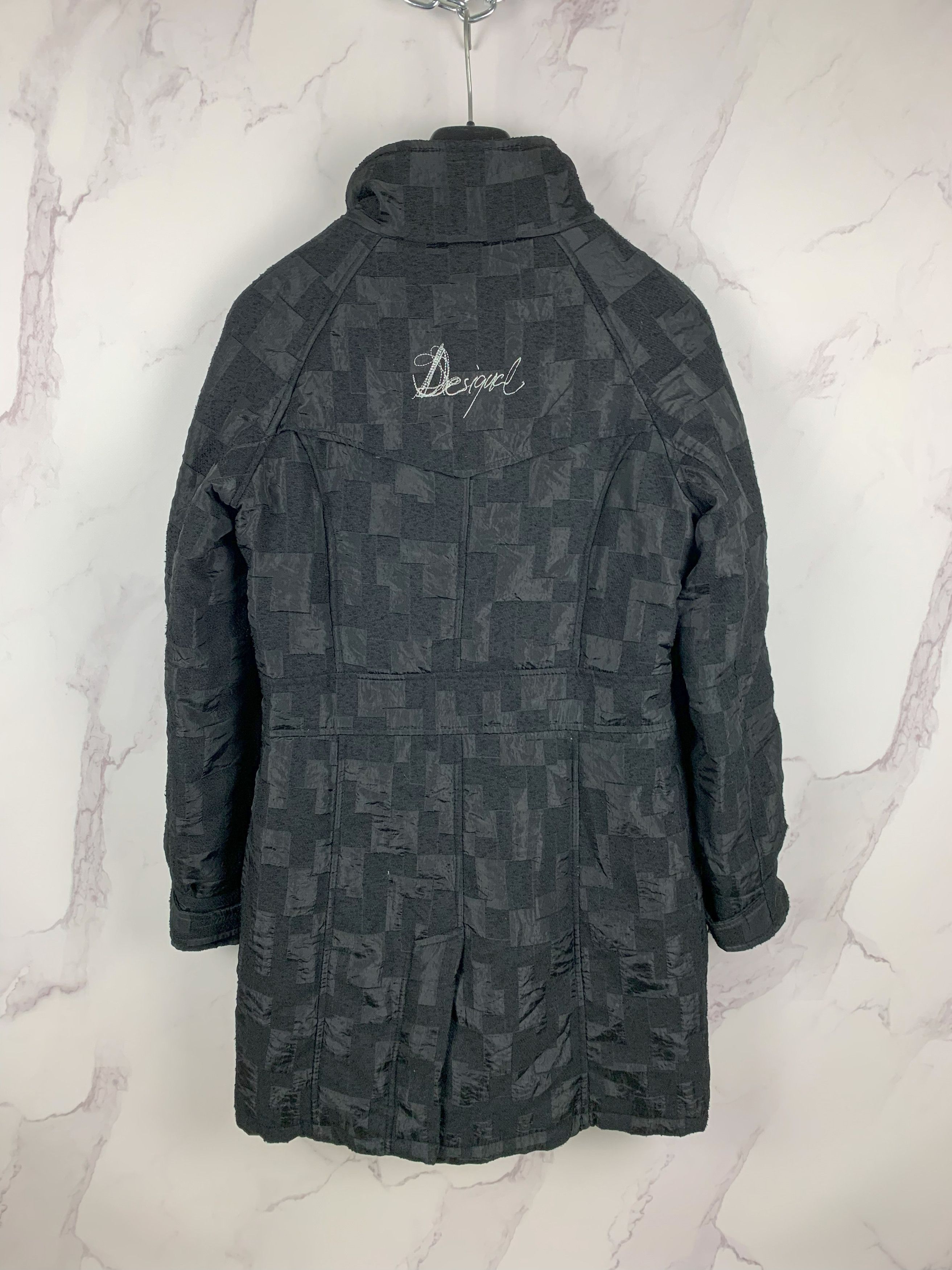 Desigual Desigual Black Zip Coat Jacket Size 40 Size M / US 6-8 / IT 42-44 - 6 Thumbnail