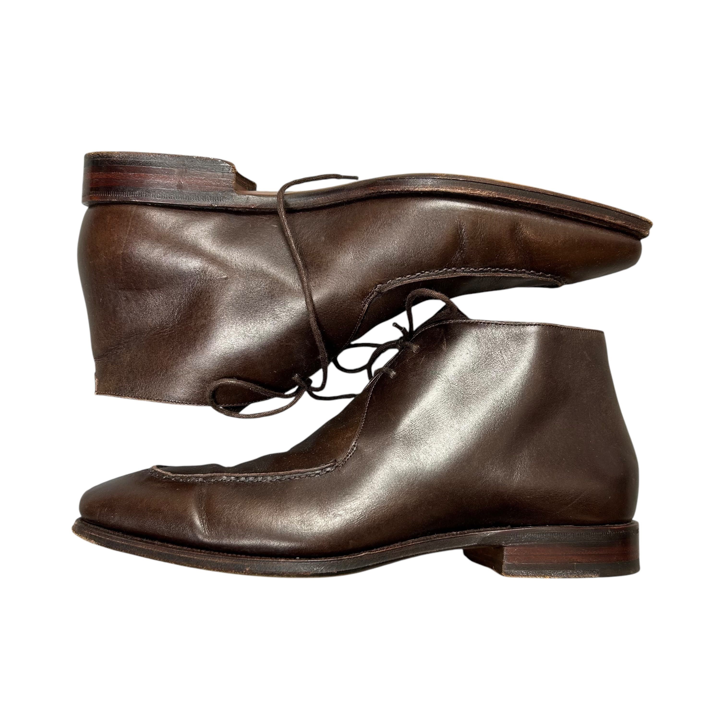 Carmina Carmina Norwegian Brown Museum Leather Chukka Boots 6.5 Size US 7.5 / EU 40-41 - 3 Thumbnail