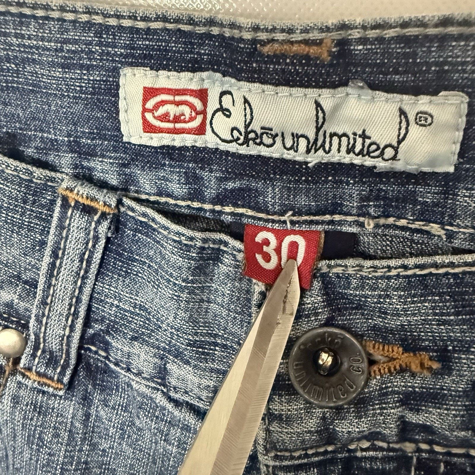 Ecko Unltd. Vintage Y2K Ecko Jorts Wide Baggy Barrel Streetwear Unisex Size US 30 / EU 46 - 3 Thumbnail