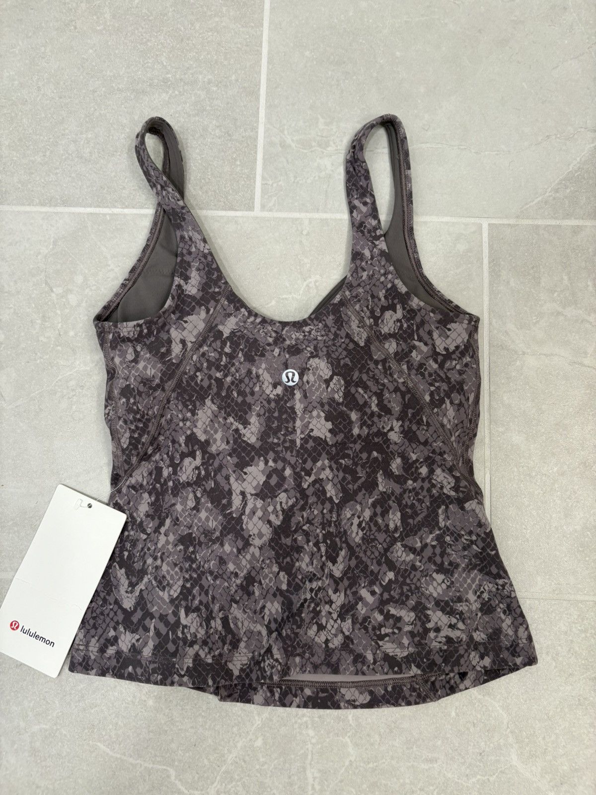 Lululemon Lululemon Align Tank Waist Length Camo Lunar Rock Sz 2 Size XS / US 0-2 / IT 36-38 - 7 Thumbnail