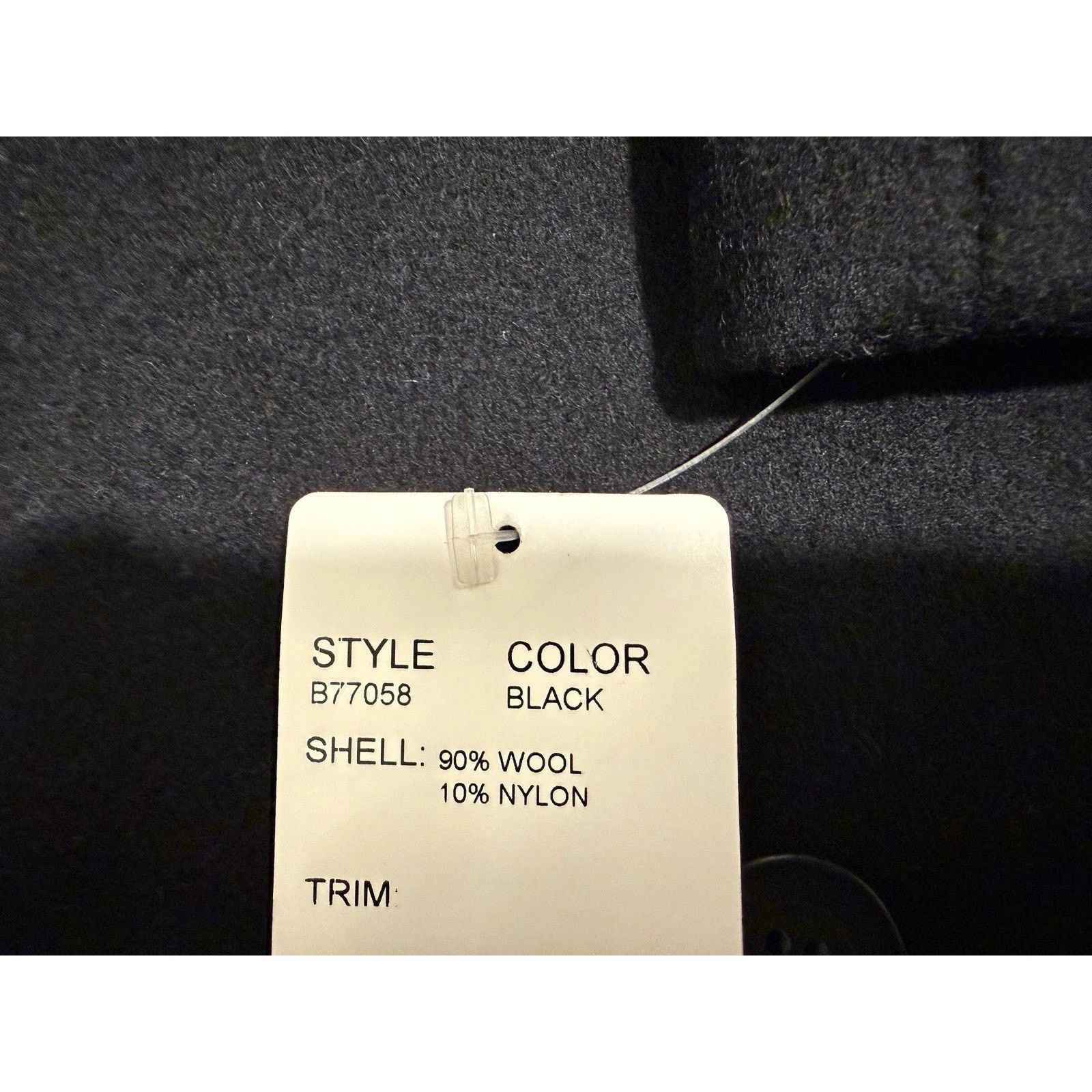Other Braetan Women's Wool Blend Black 6 Button Up Pea Coat Size M Size M / US 6-8 / IT 42-44 - 10 Thumbnail
