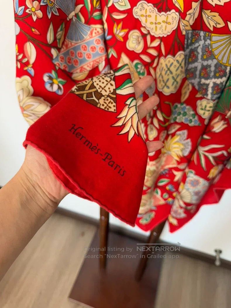 Hermes Hermes size 140*140 Stole Shawl, Size 140*140, Cashmere and Size ONE SIZE - 3 Thumbnail