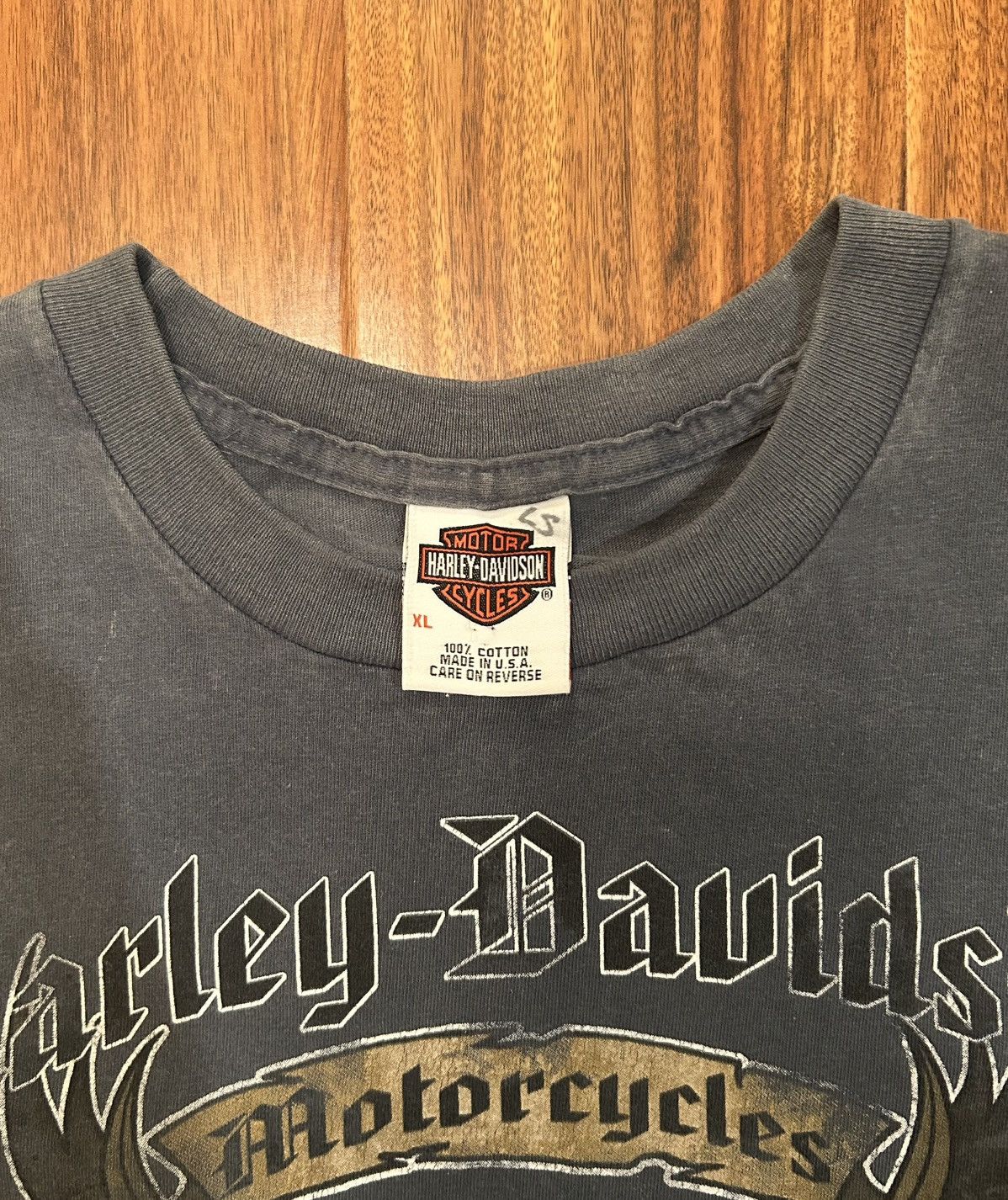 Harley Davidson Vintage Harley-Davidson London Eagle Tee Size US XL / EU 56 / 4 - 5 Thumbnail