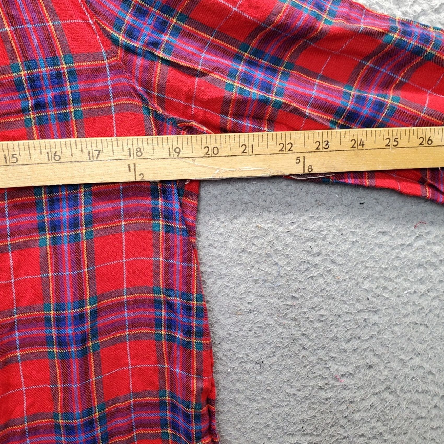 J. Jill J. Jill Shirt Womens XSP Multi Plaid Long Sleeve Collar Button Front EUC Size XS / US 0-2 / IT 36-38 - 4 Thumbnail