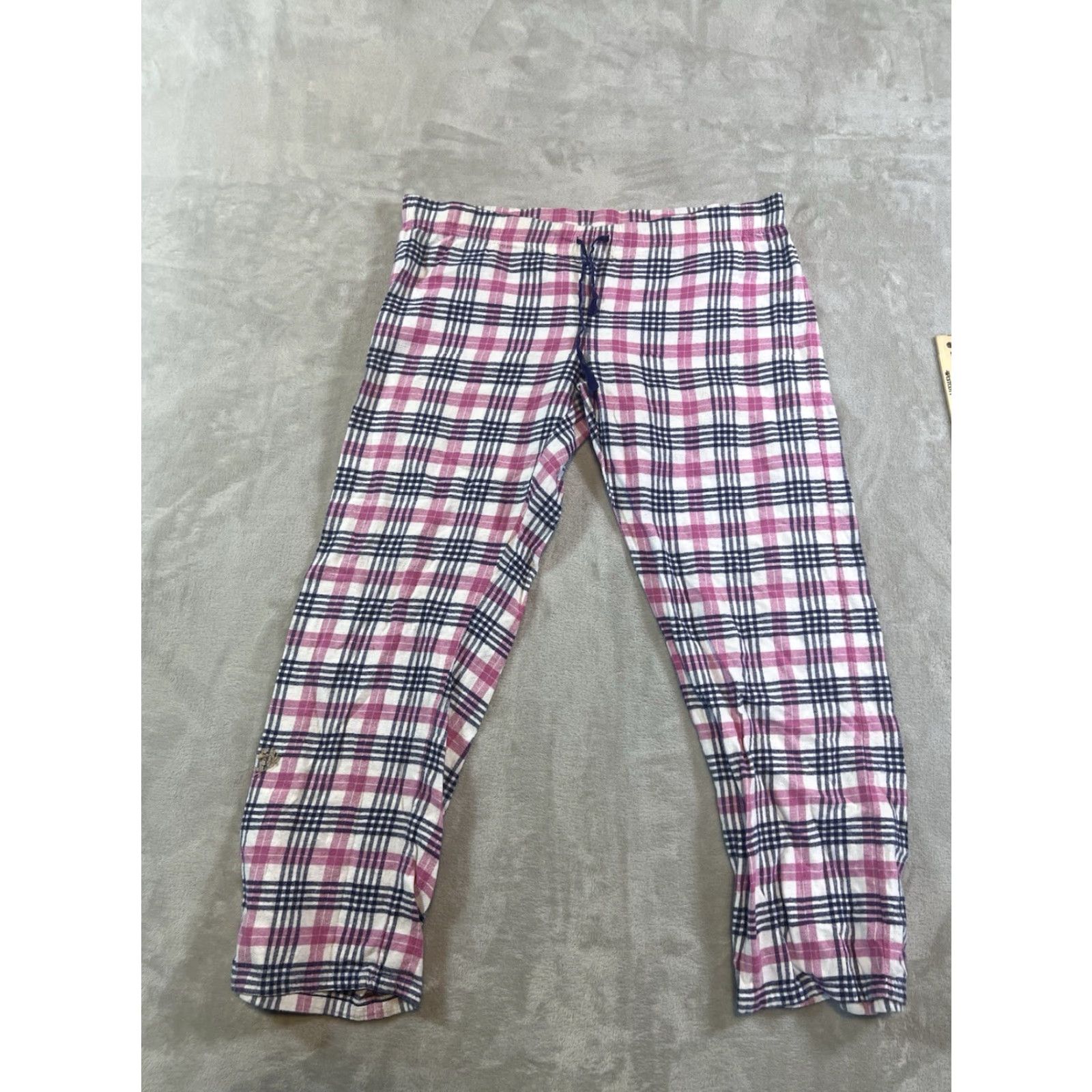 Tommy Hilfiger Tommy Hilfiger Women's Plaid Pink Pajama Pants Loungewear Medium Size 32" / US 10 / IT 46 - 2 Thumbnail