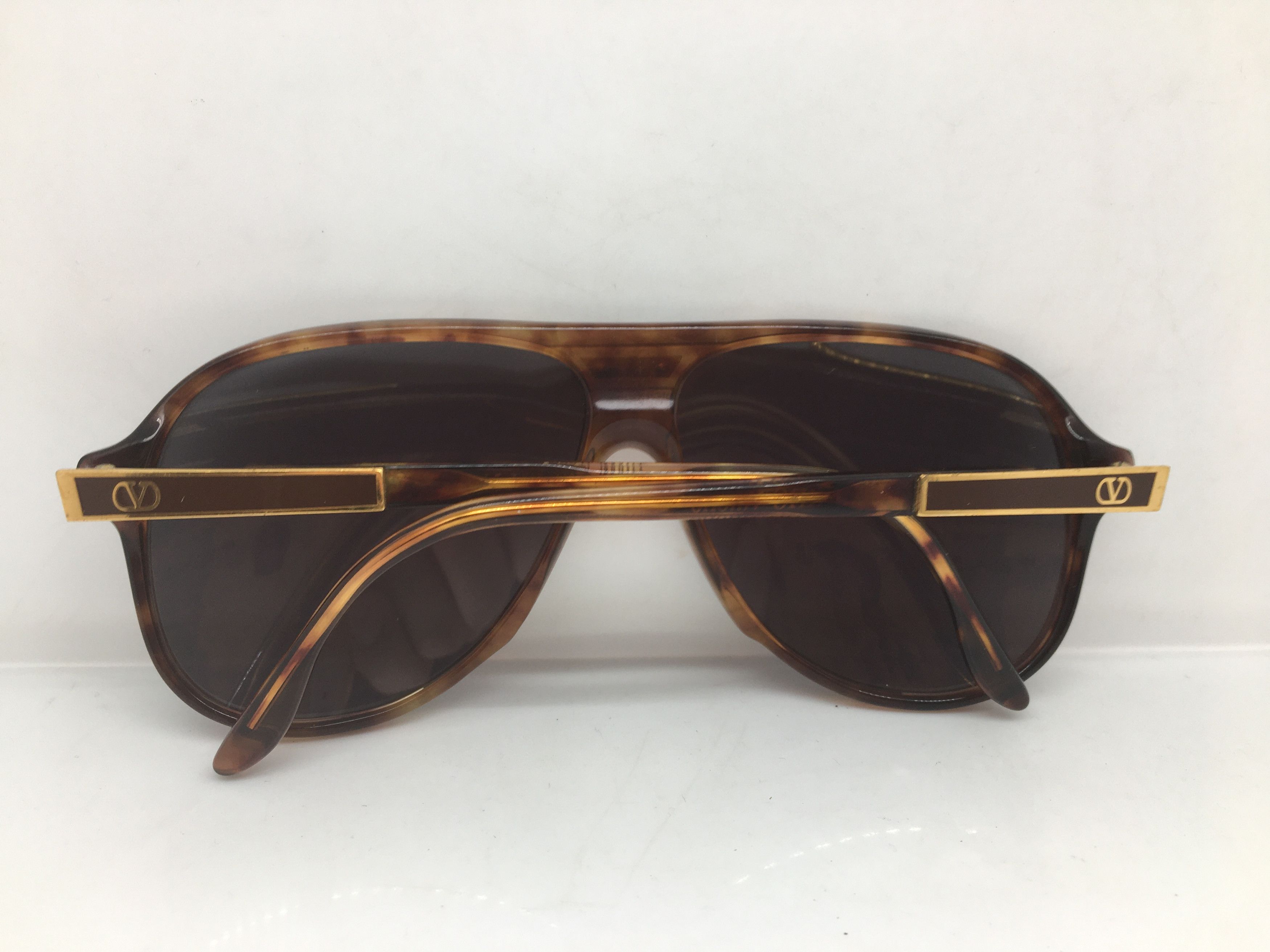 Valentino Vintage Valentino Vittorio Aviator Sunglasses Frame Itlay Size ONE SIZE - 9 Thumbnail