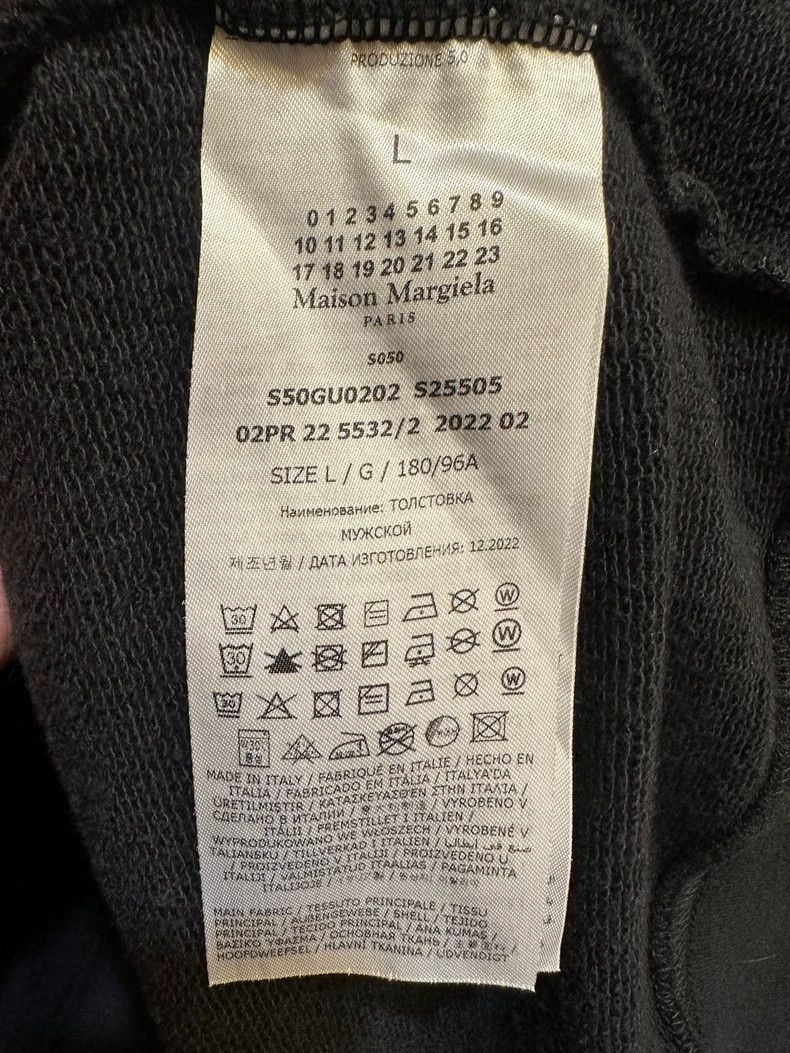 Maison Margiela Maison Margiela Alphanumeric embroidery logo black wide ver Size US L / EU 52-54 / 3 - 6 Thumbnail