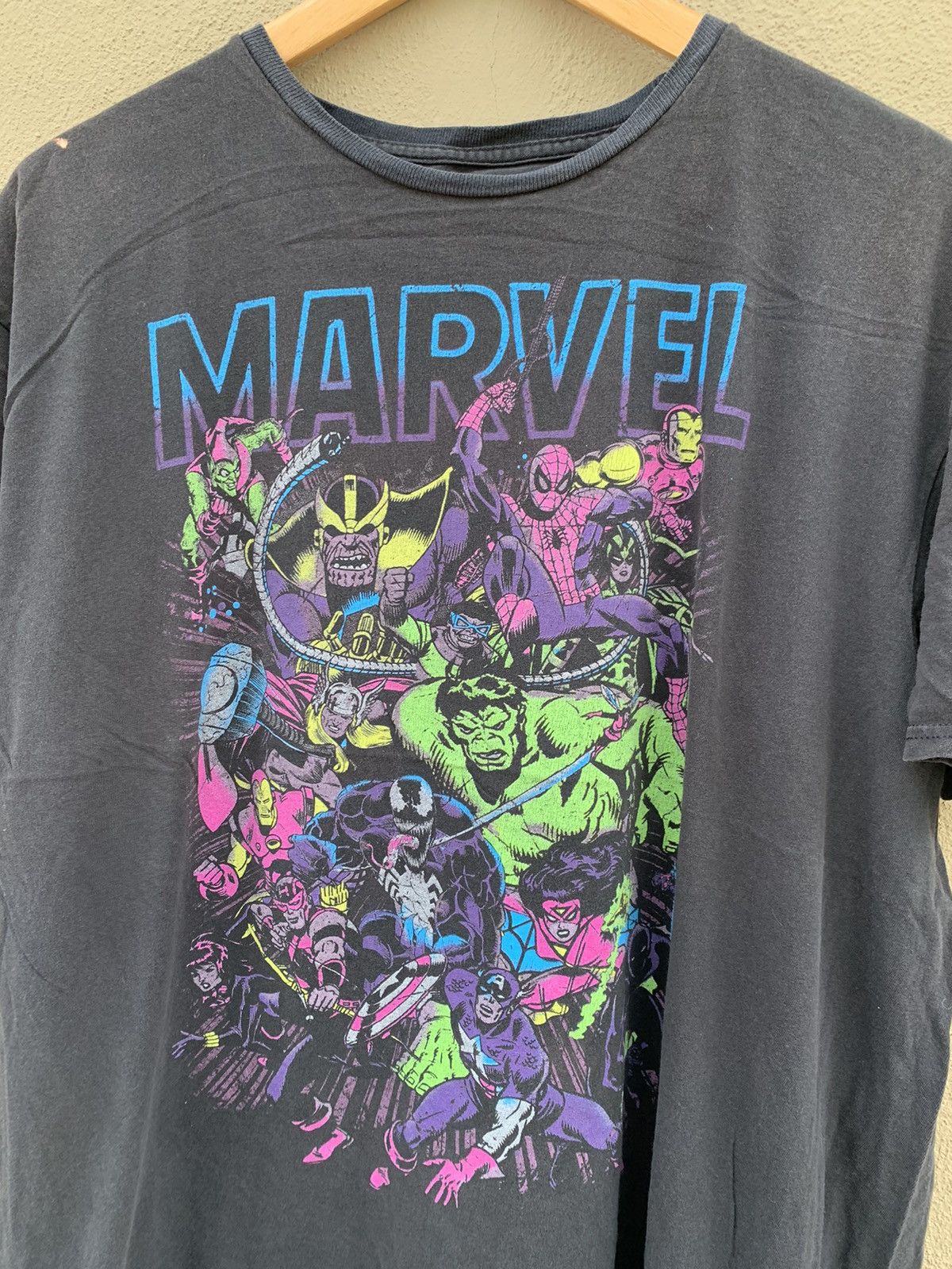 Marvel Comics Thrashed Faded Marvel Venom tshirt Size US XL / EU 56 / 4 - 2 Thumbnail