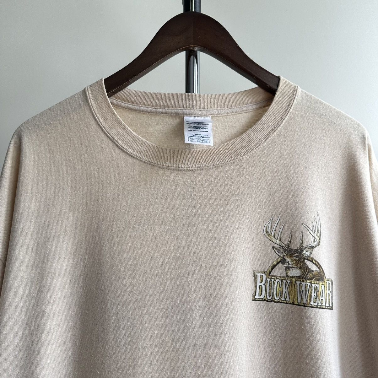 Vintage Vintage 2003 Buck Wear Graphic Humor Hunter Tee Size US XL / EU 56 / 4 - 7 Thumbnail