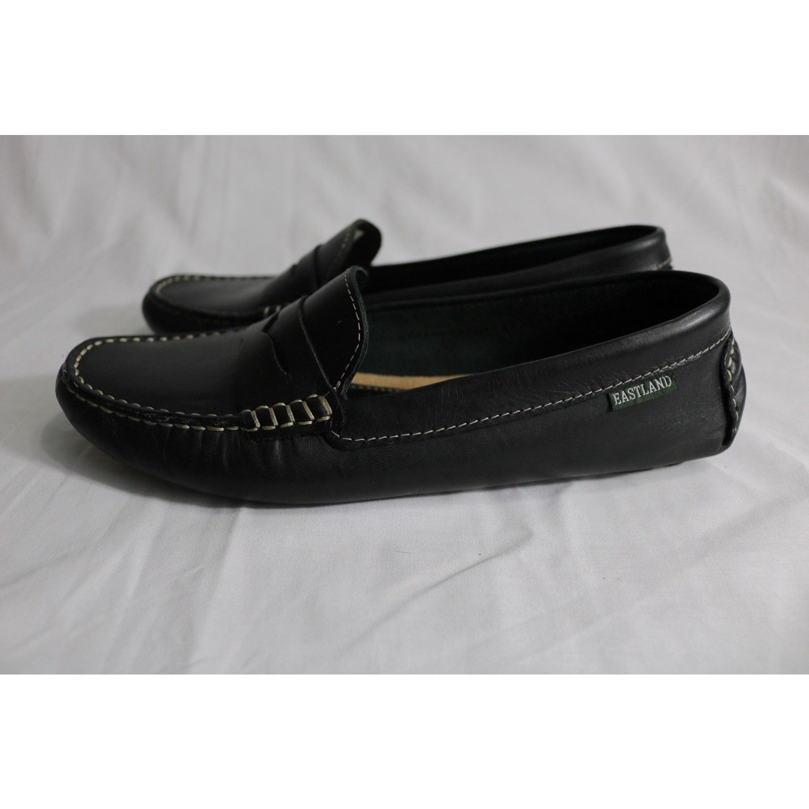 Eastland Eastland Women's Loafer Driving Mocs US 8.5M Black Leather Size US 8.5 / IT 38.5 - 2 Thumbnail