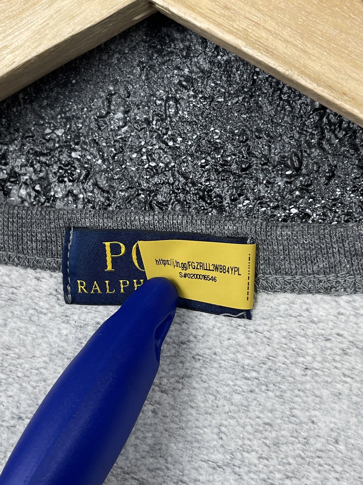 Polo Ralph Lauren Polo Ralph Lauren Big Logo P Grey Cotton Sweatshirt Size XXL Size US XXL / EU 58 / 5 - 8 Thumbnail