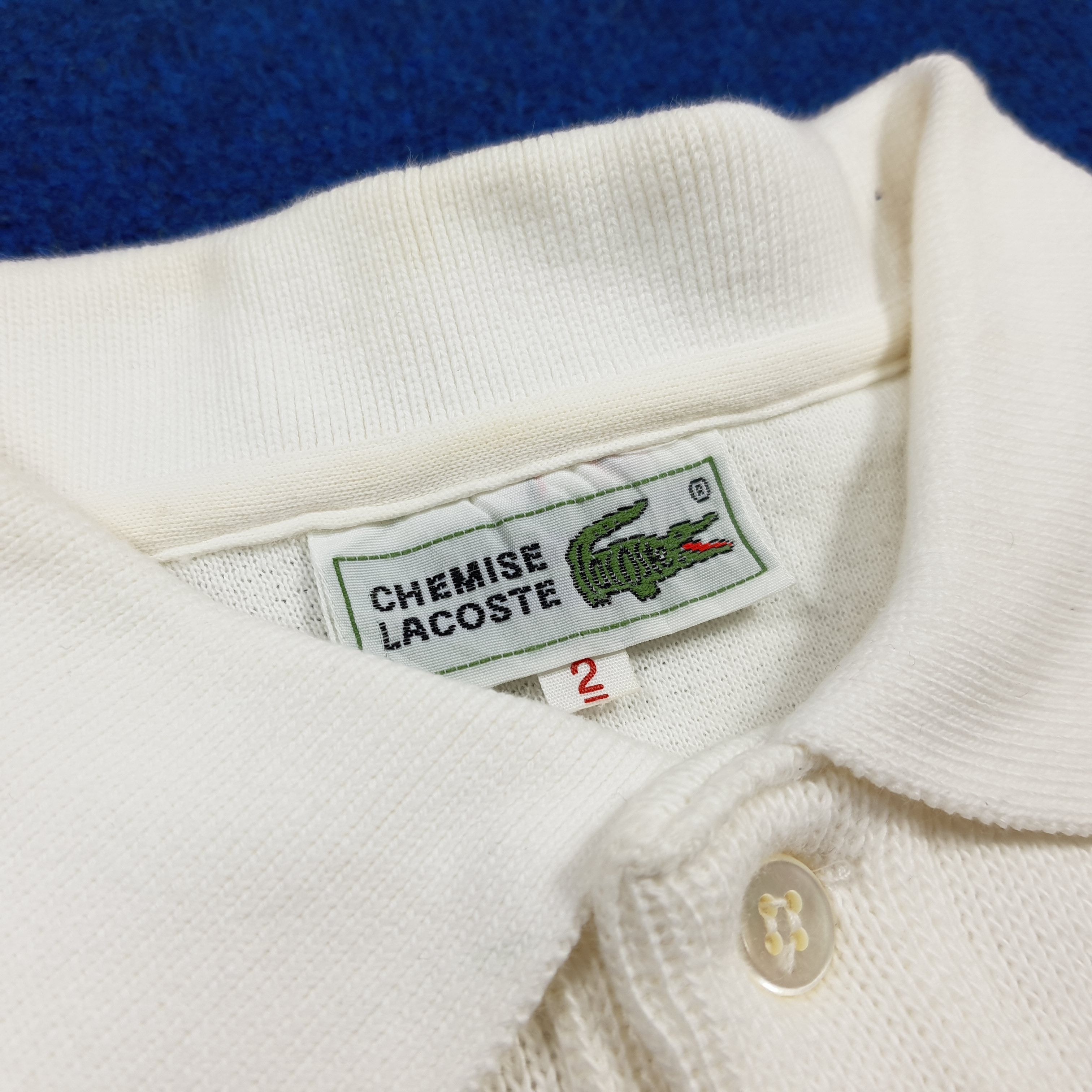 Lacoste Vintage Retro Chemise Lacoste Club Patch Polo Shirt C293N22 Size US S / EU 44-46 / 1 - 4 Thumbnail