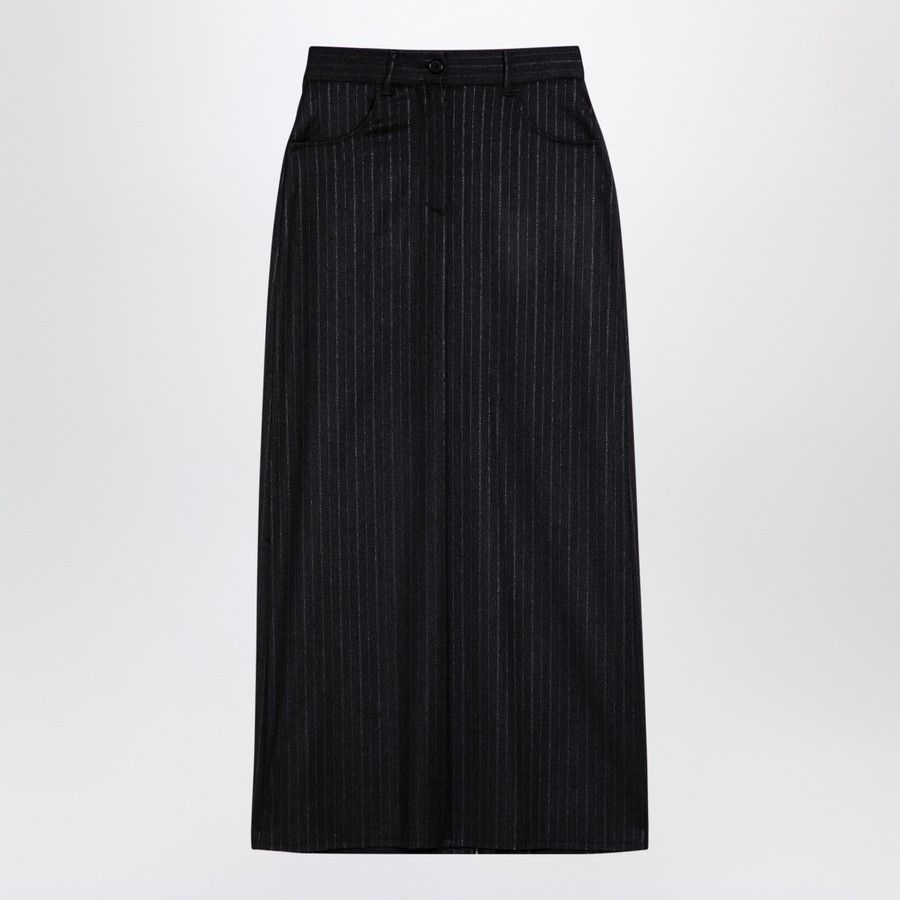 DEPARTMENT5 o1d2blof0824 Wool-blend Skirt in Black Size 27" / US 4 / IT 40 - 1 Thumbnail