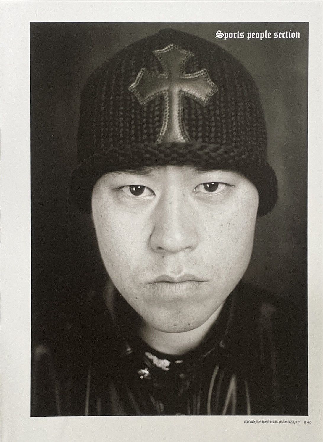 Chrome Hearts × Vintage Chrome Hearts black/white photo Poster framed 9x11 Size ONE SIZE - 2 Thumbnail