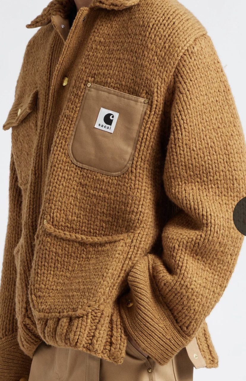 Carhartt × Sacai Carhartt WIP x Sacai Michigan Knit Jacket Size US S / EU 44-46 / 1 - 4 Thumbnail