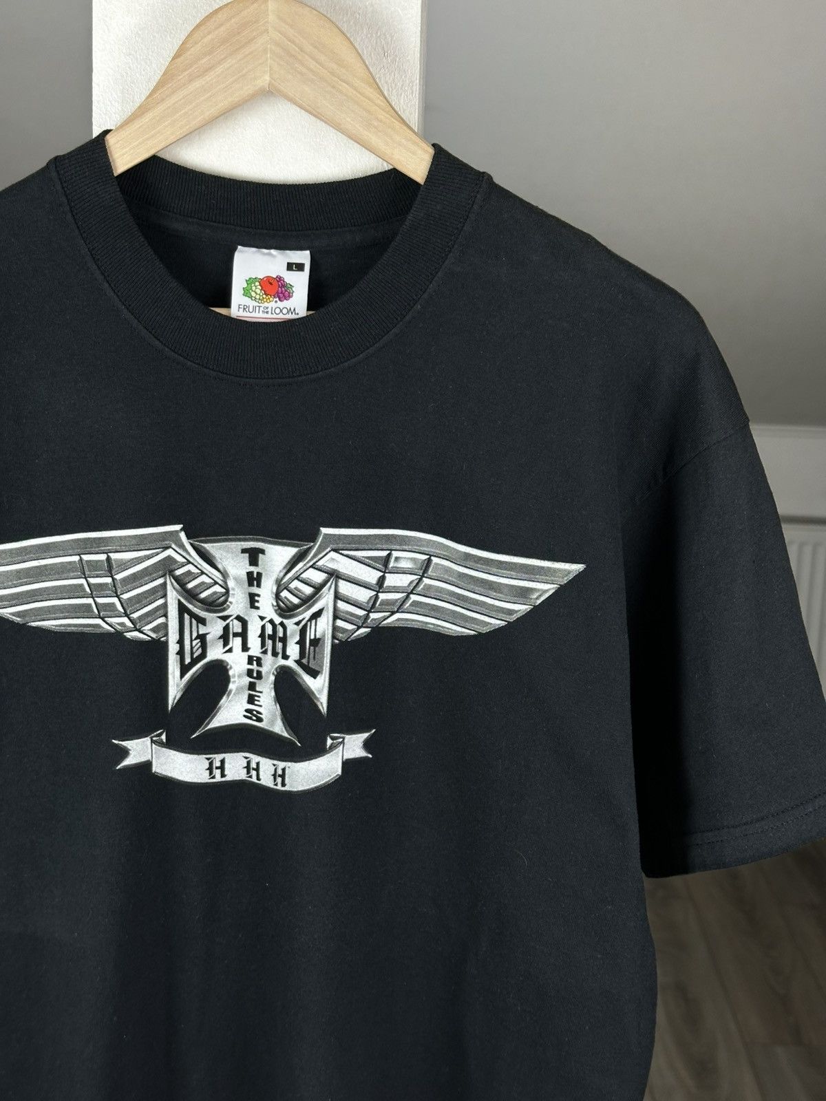 WWE Vintage WWE Triple H Tee Faded Black 2004 Size US L / EU 52-54 / 3 - 3 Thumbnail