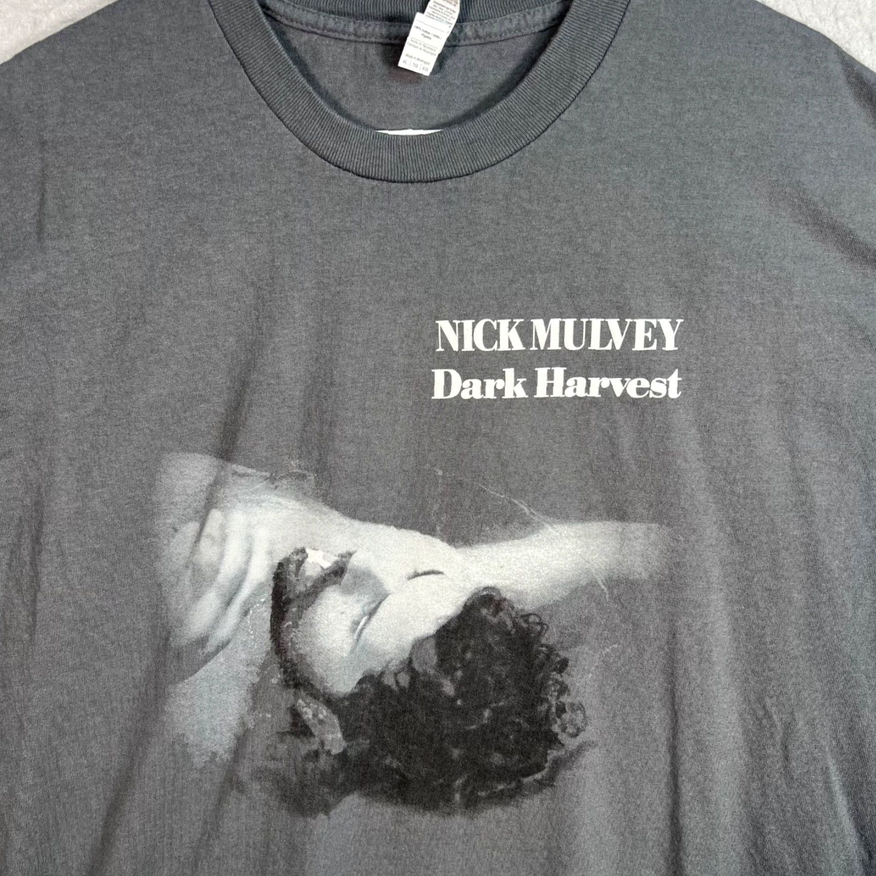 American Apparel VINTAGE Nick Mulvey Dark Harvest Graphic Promo T-Shirt Mens Size XL Size US XL / EU 56 / 4 - 4 Thumbnail