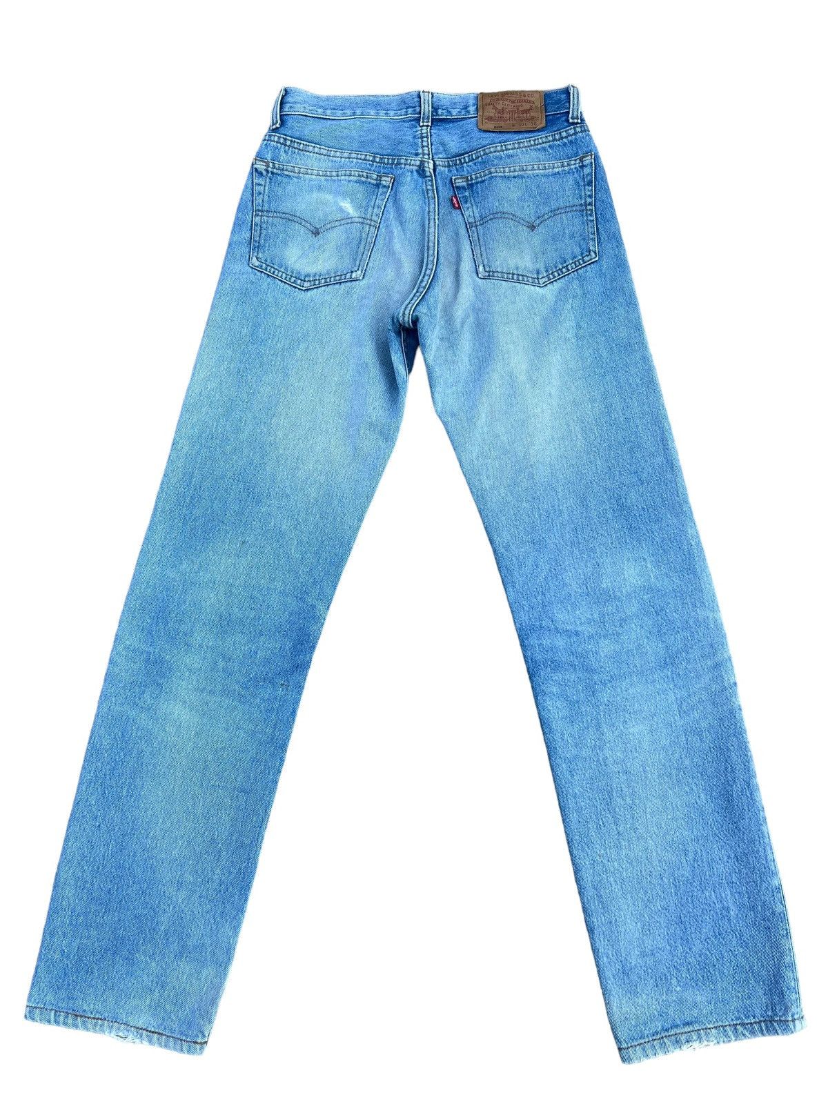 Levi's Vintage 80s Levi’s 501 Distressed Fade Blue Denim Jeans Size US 29 - 2 Thumbnail
