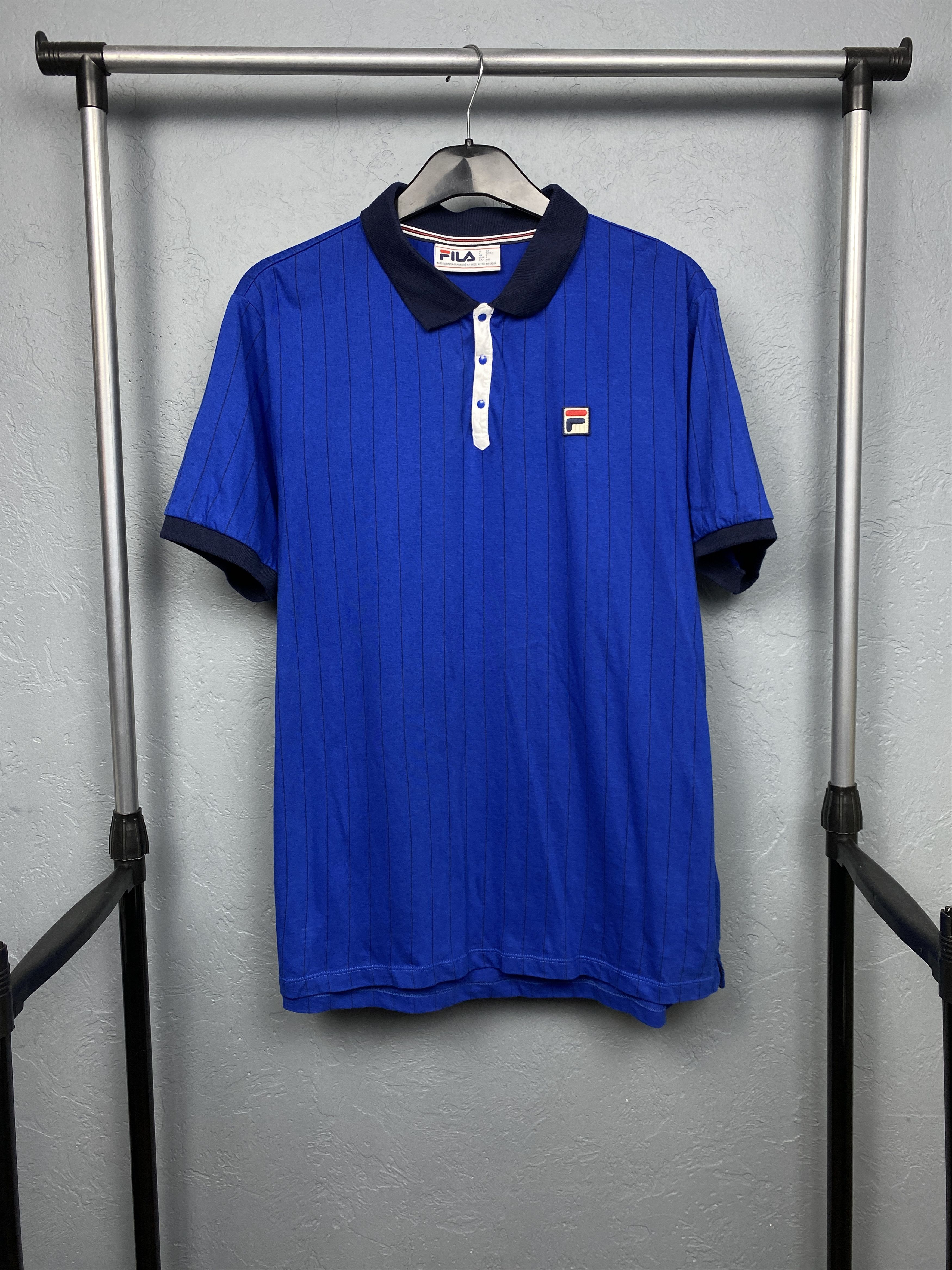 Fila Fila White Line Vintage Mens Polo Shirt Size US L / EU 52-54 / 3 - 1 Thumbnail
