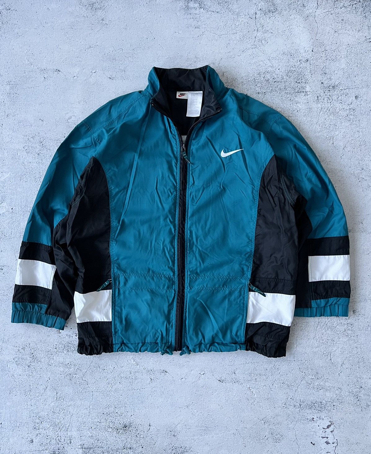 Vintage 🩸RARE🩸Nike Vintage 90s Big Logo Jacket Size US L / EU 52-54 / 3 - 3 Thumbnail