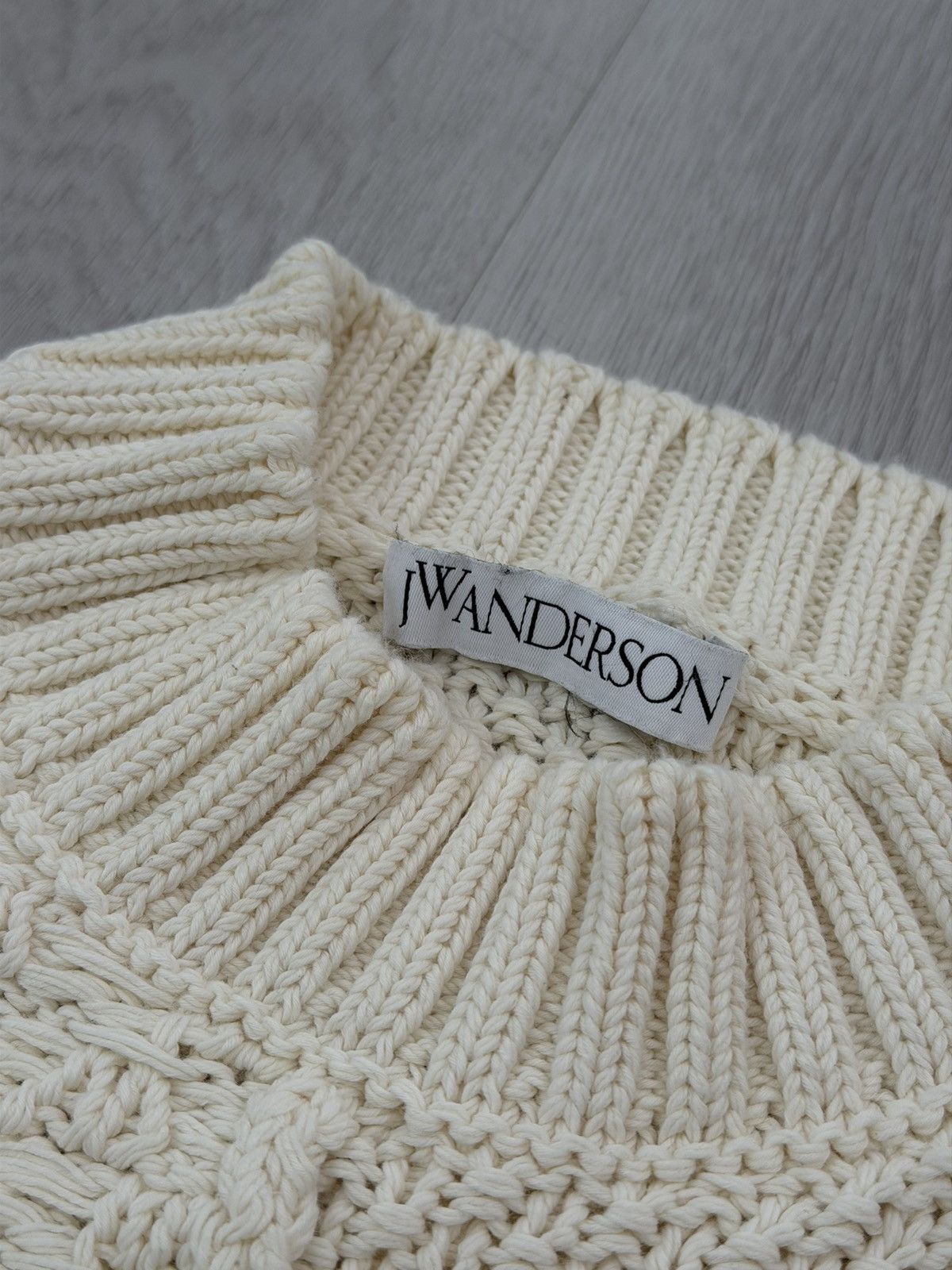 JW Anderson JW Anderson SS20 Cotton Patch Work Heavyweight Knit Sweater Size US XL / EU 56 / 4 - 3 Thumbnail