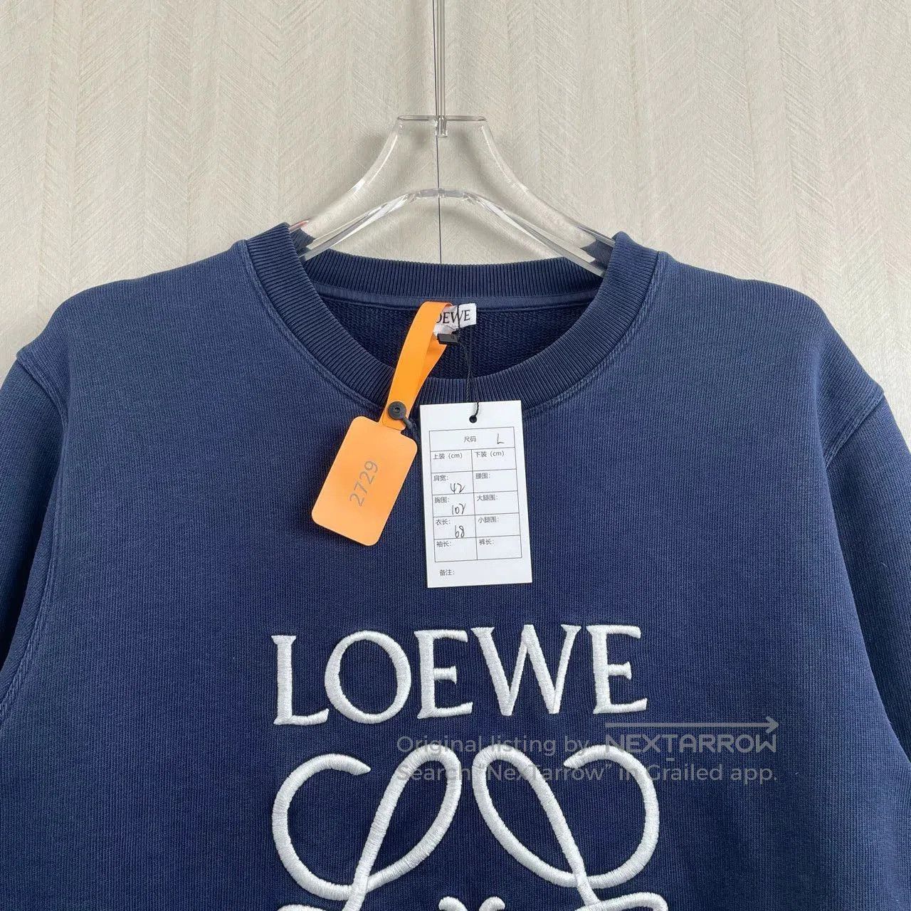 Loewe Loewe Logo Print Sweatshirt L. Size US L / EU 52-54 / 3 - 2 Thumbnail