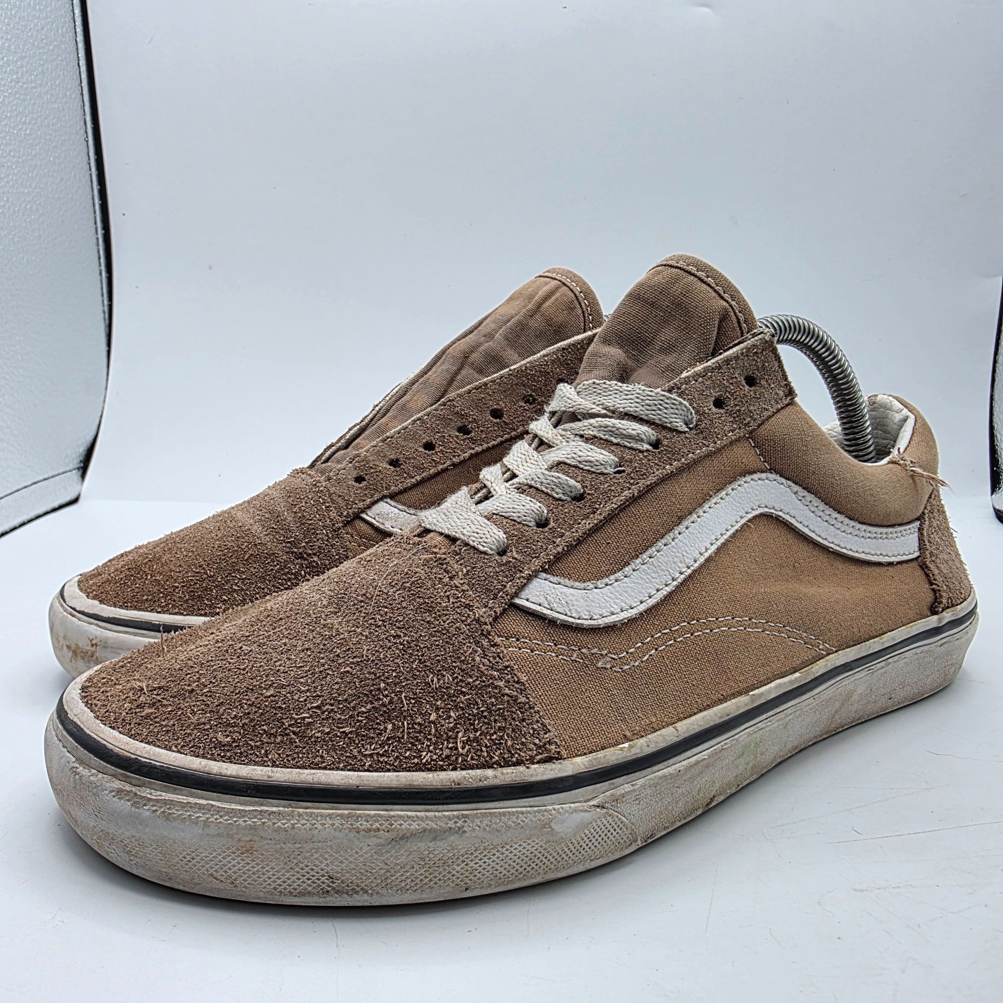 Vans Vans Old Skool Mens Size 9.5 Brown Skate Shoes Casual Walkin Size US 9.5 / EU 42-43 - 3 Thumbnail