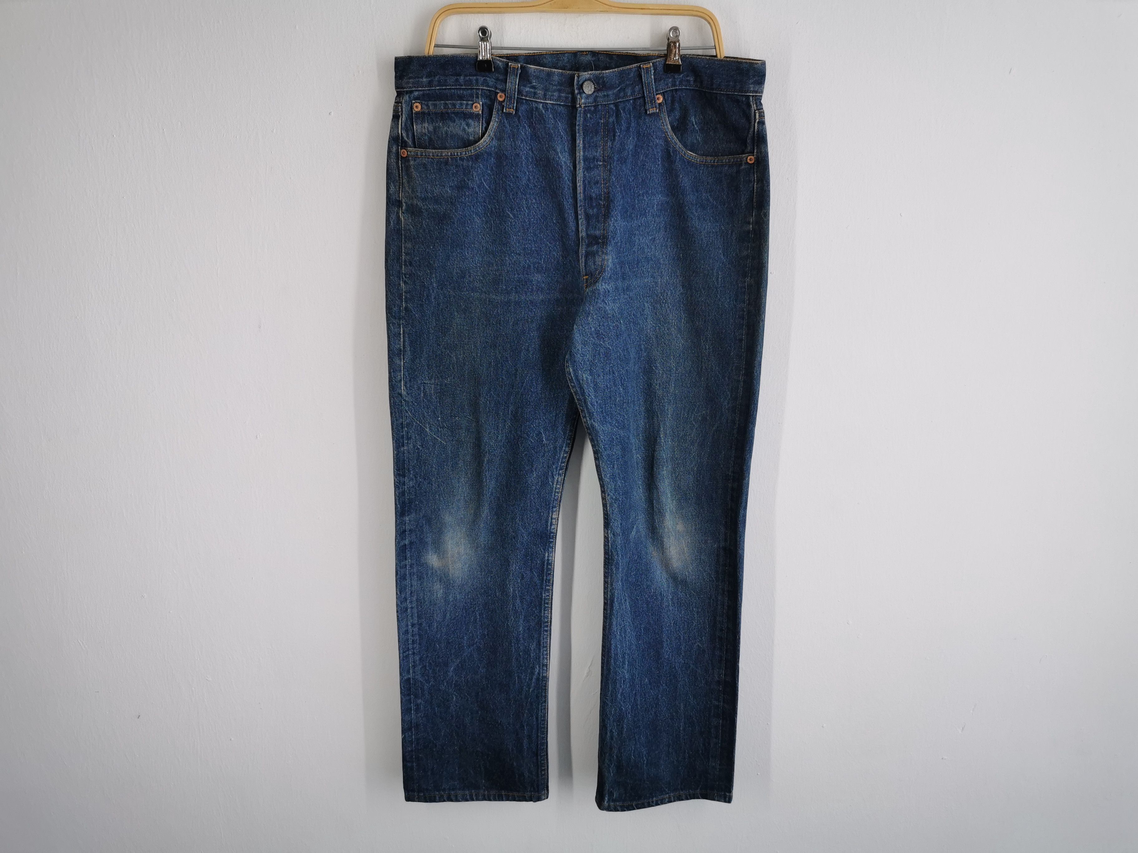 Levi's Vintage 90's Levis Lot 501 Denim Made In USA Size 34/38x32 Size US 34 / EU 50 - 2 Thumbnail