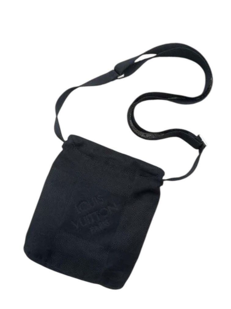 Auth LOUIS VUITTON 'Citadin' Damier Crossbody Bag Archival