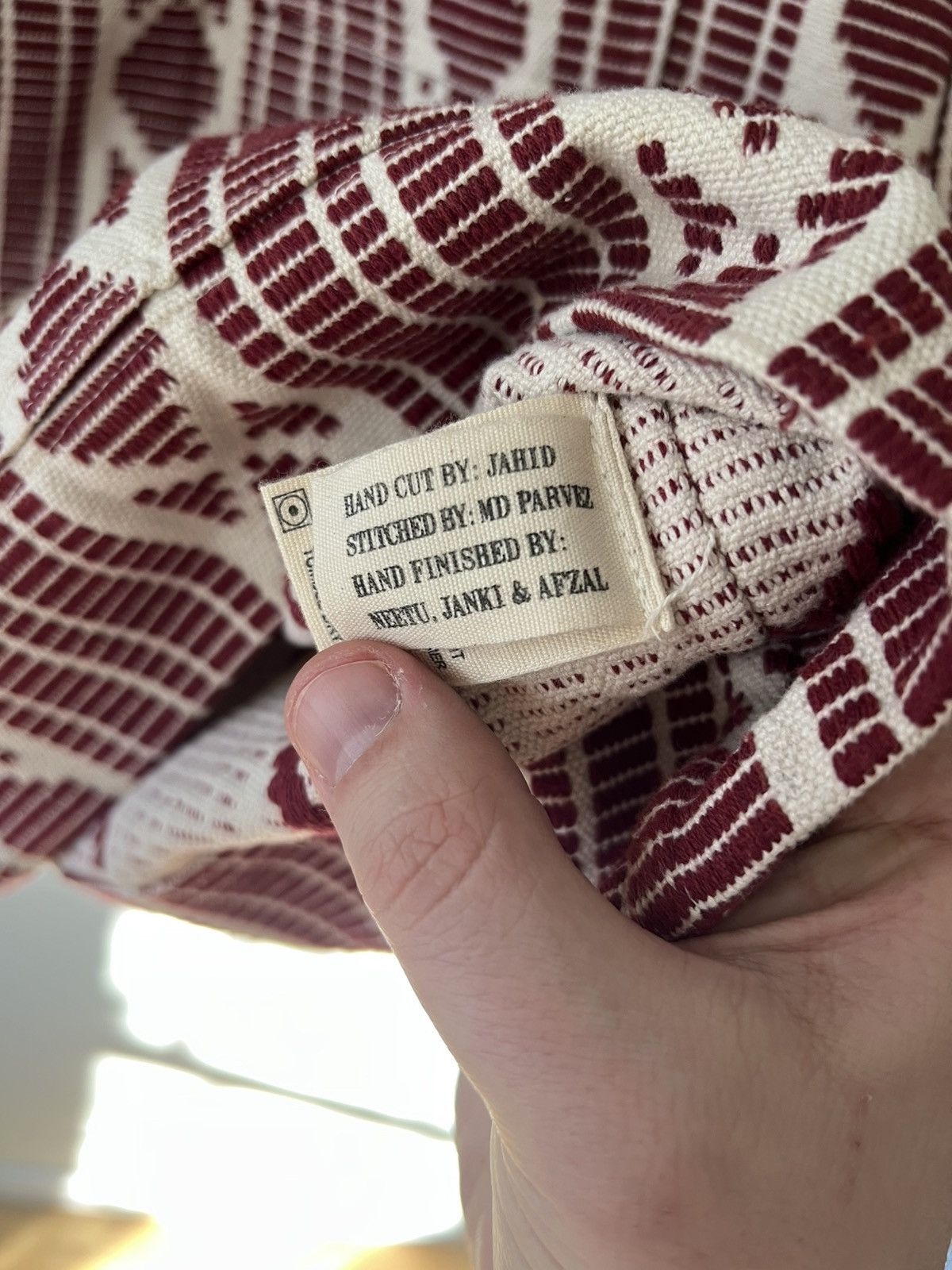 Kardo Bodhi Jacquard Cotton Jacket Size US XXL / EU 58 / 5 - 8 Thumbnail