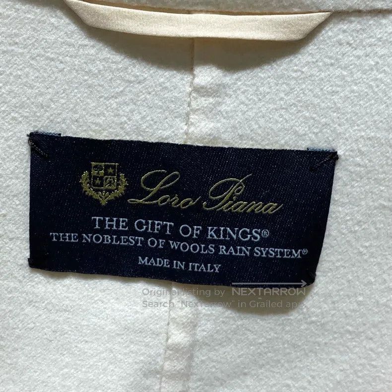 Loro Piana Loro Piana GOK King's Gift Ivory Belted Tweed Jacket Size M / US 6-8 / IT 42-44 - 3 Thumbnail